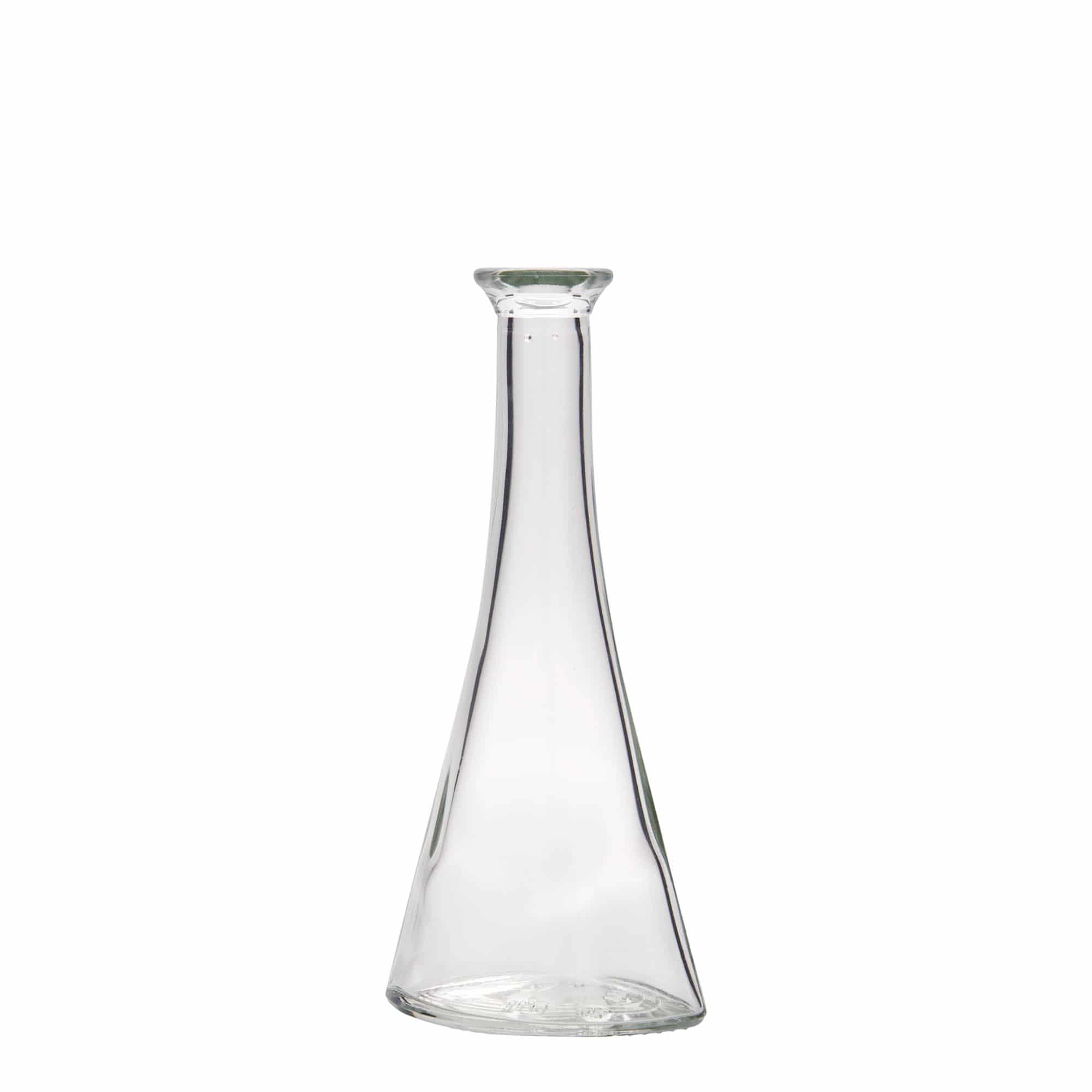 Bottiglia di vetro da 100 ml 'Veronica', semitonda, bocca: sughero
