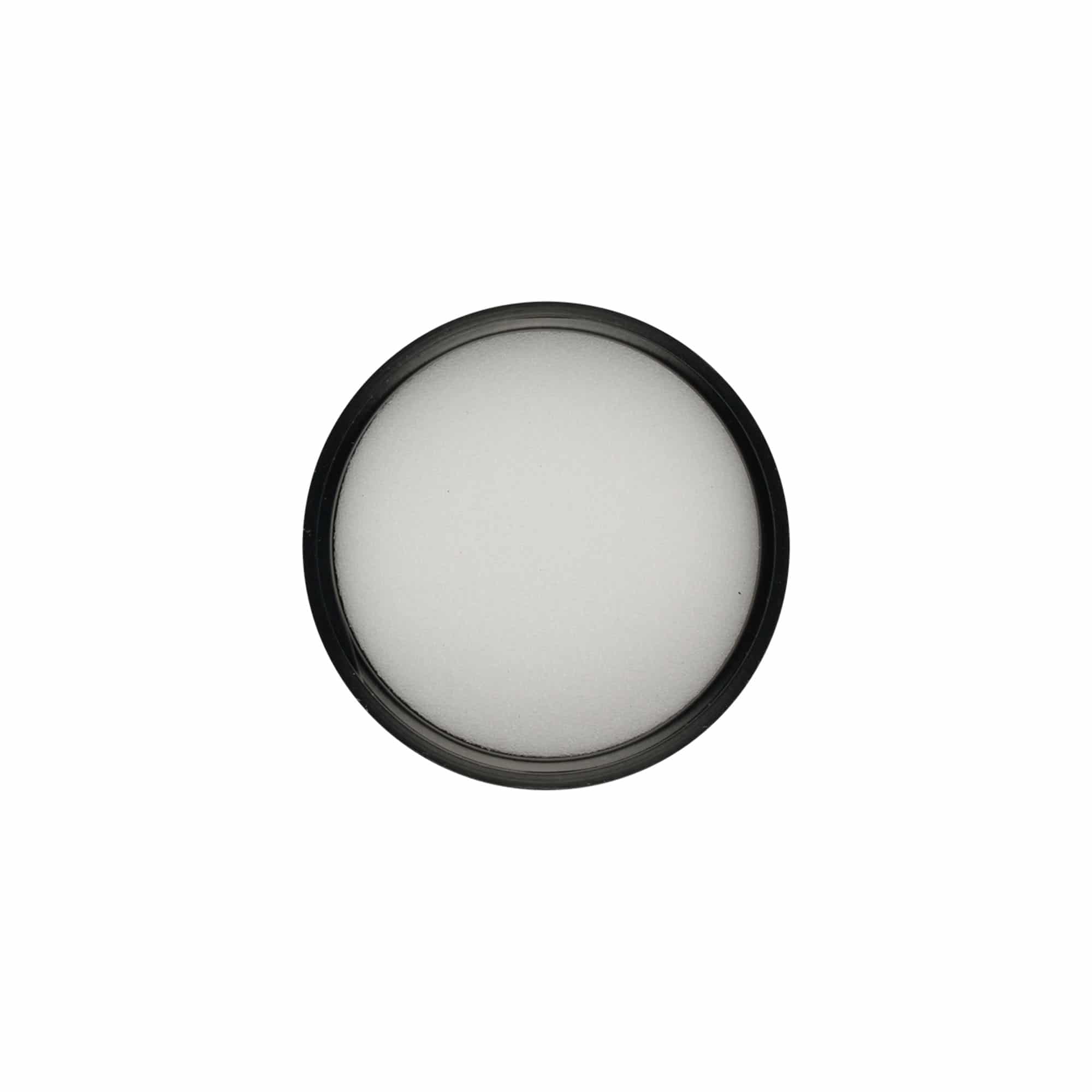 Tappo a vite per 30 ml 'Brown Line', PP, bianco