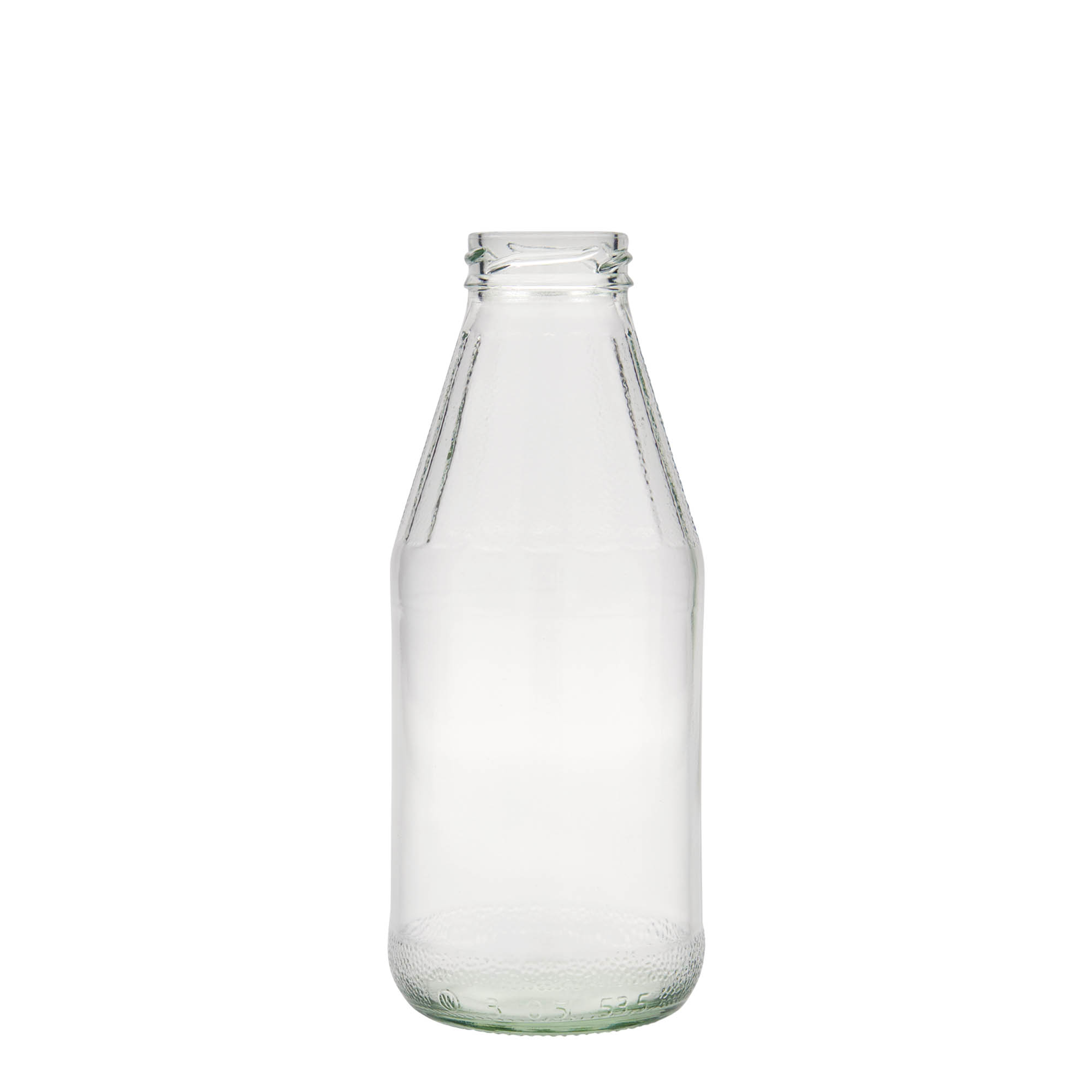 Bottiglia universale a collo largo da 500 ml, vetro, bocca: Twist-Off (TO 43) Bottiglia universale a collo largo da 500 ml, vetro, bocca: Twist-Off (TO 43)