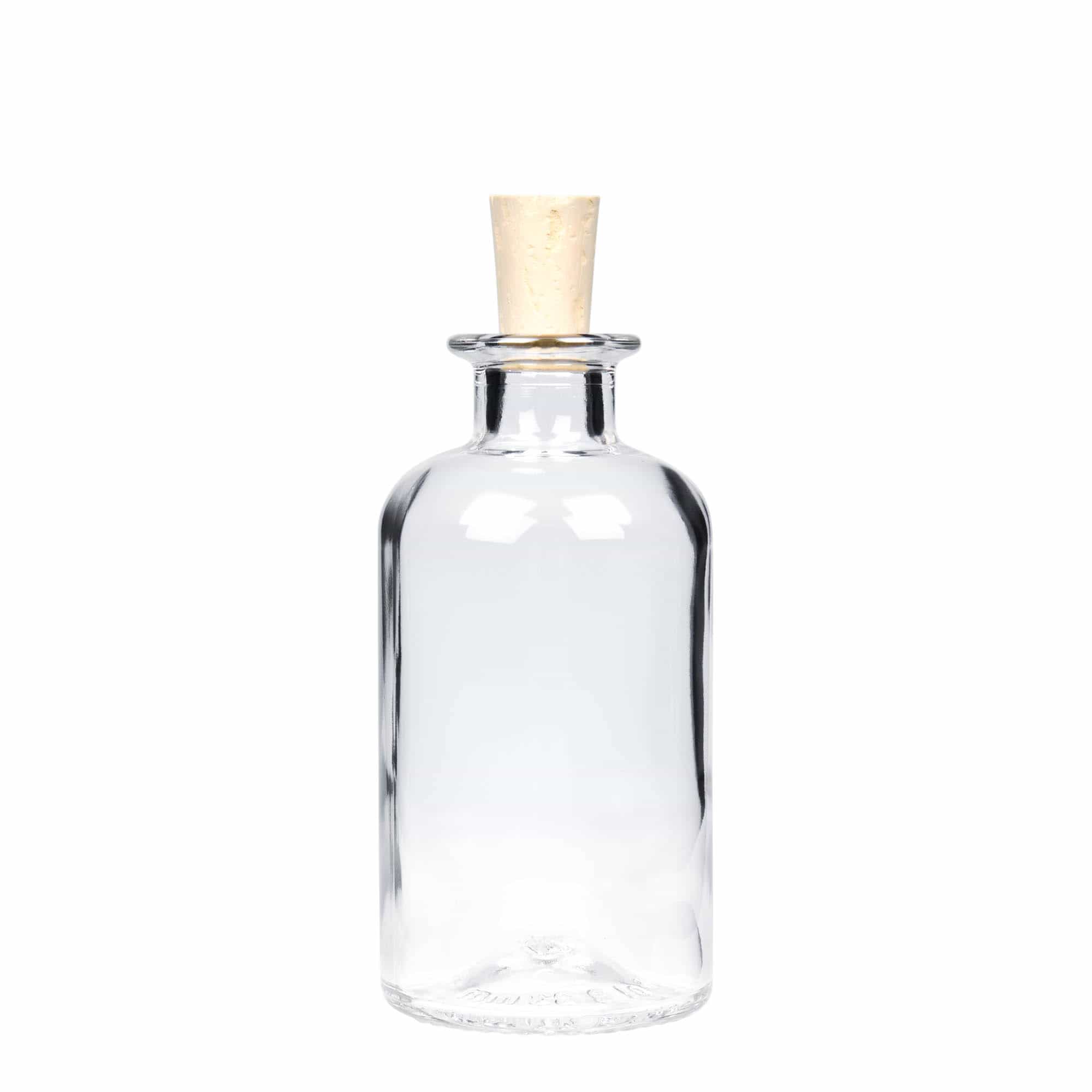 250 ml Bottiglia da farmacia, vetro, imboccatura: fascetta