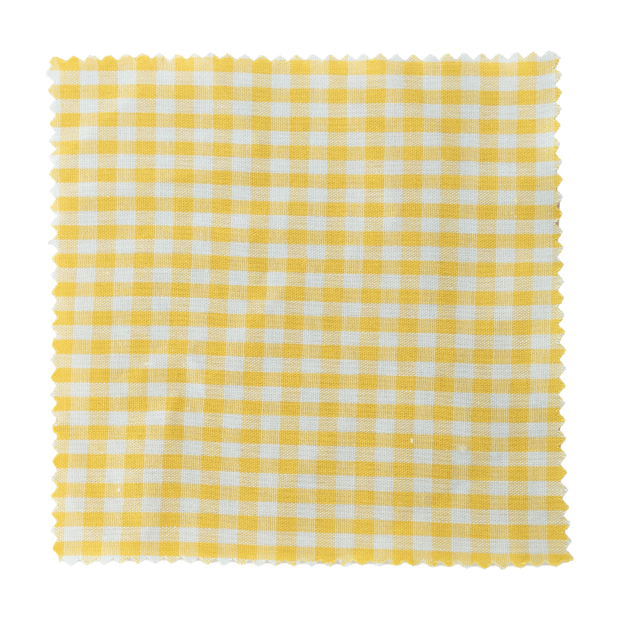 Tovaglietta di stoffa a quadretti 15x15, quadrata, tessuto, gialla, bocca: TO58-TO82