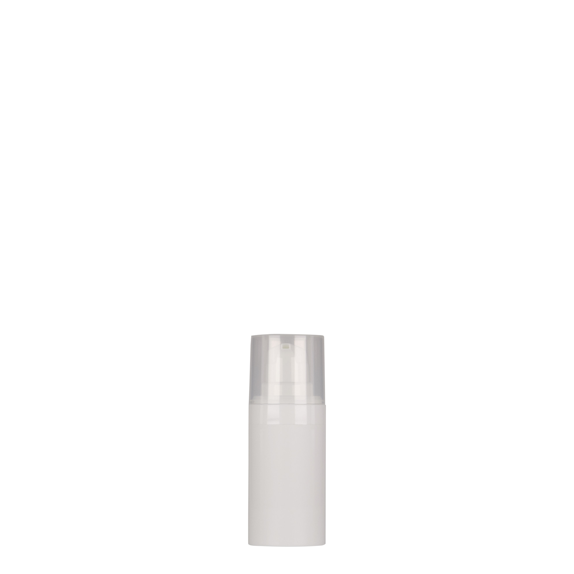 Dispenser airless da 15 ml 'Micro', plastica PP, bianco