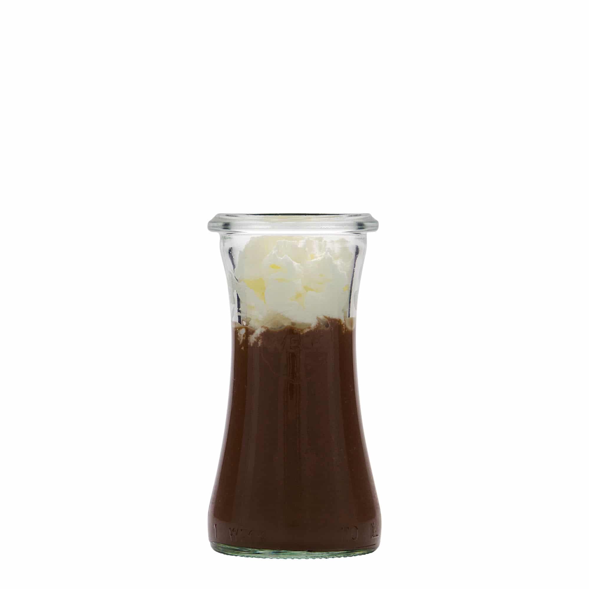 100 ml Vasetto WECK Delicatessen, vetro, imboccatura: bordo rotondo