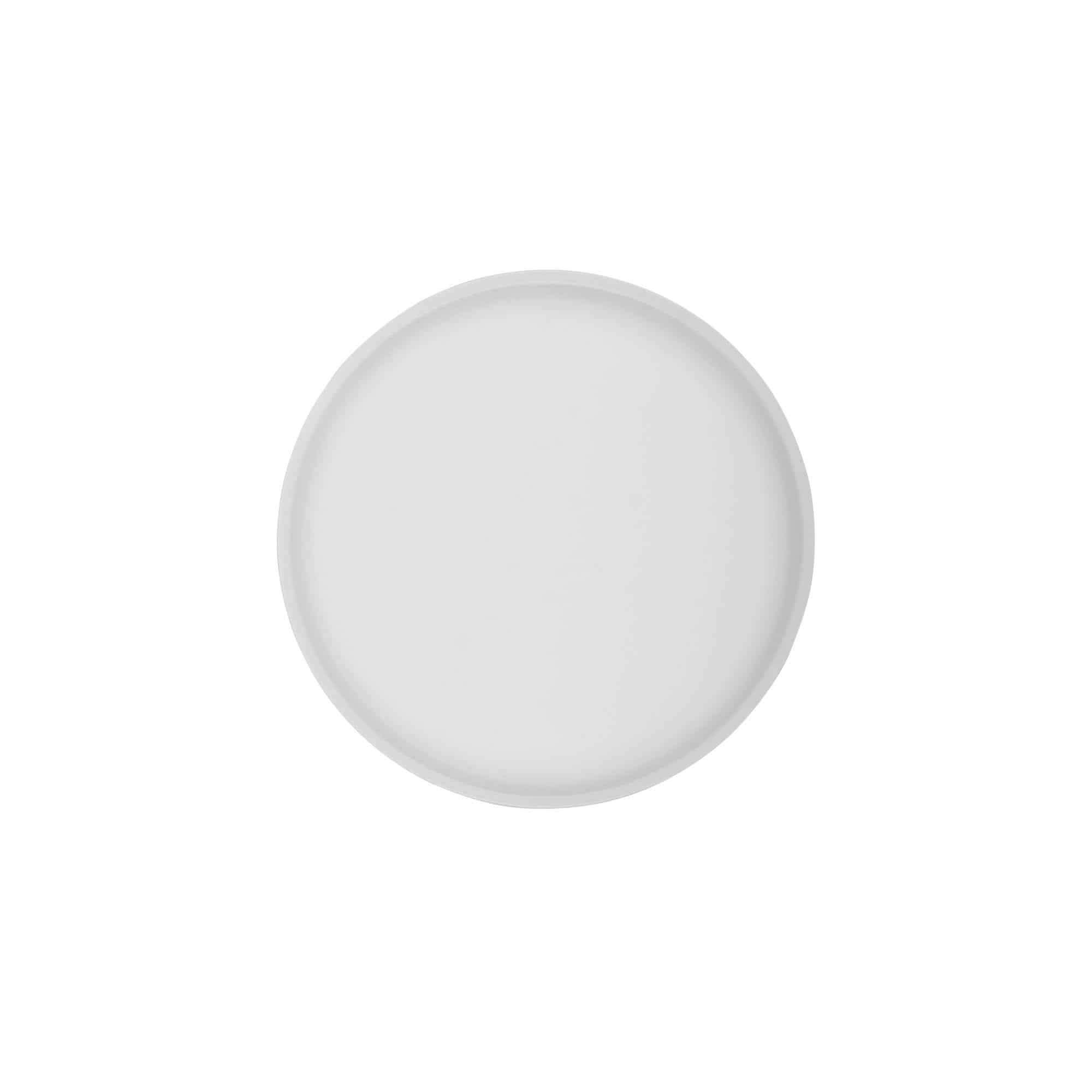 Tappo a vite 'Clear/Platin Edition', plastica PP, bianco, per bocca: 70/2P