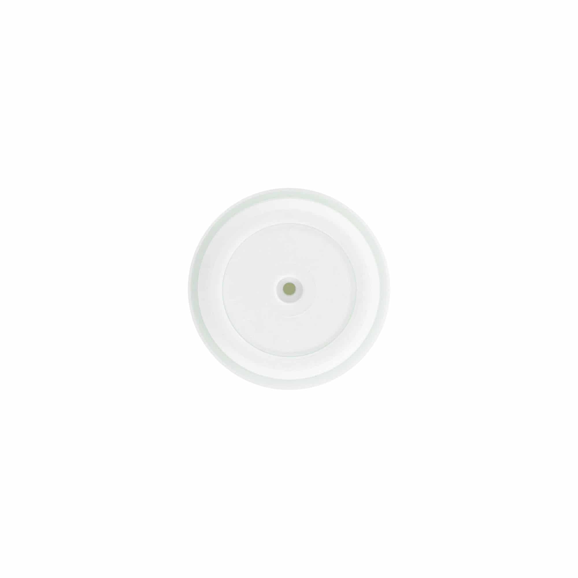 Testa pompa dosatrice airless 'Micro', plastica PP, argento Testa pompa dosatrice airless 'Micro', plastica PP, argento