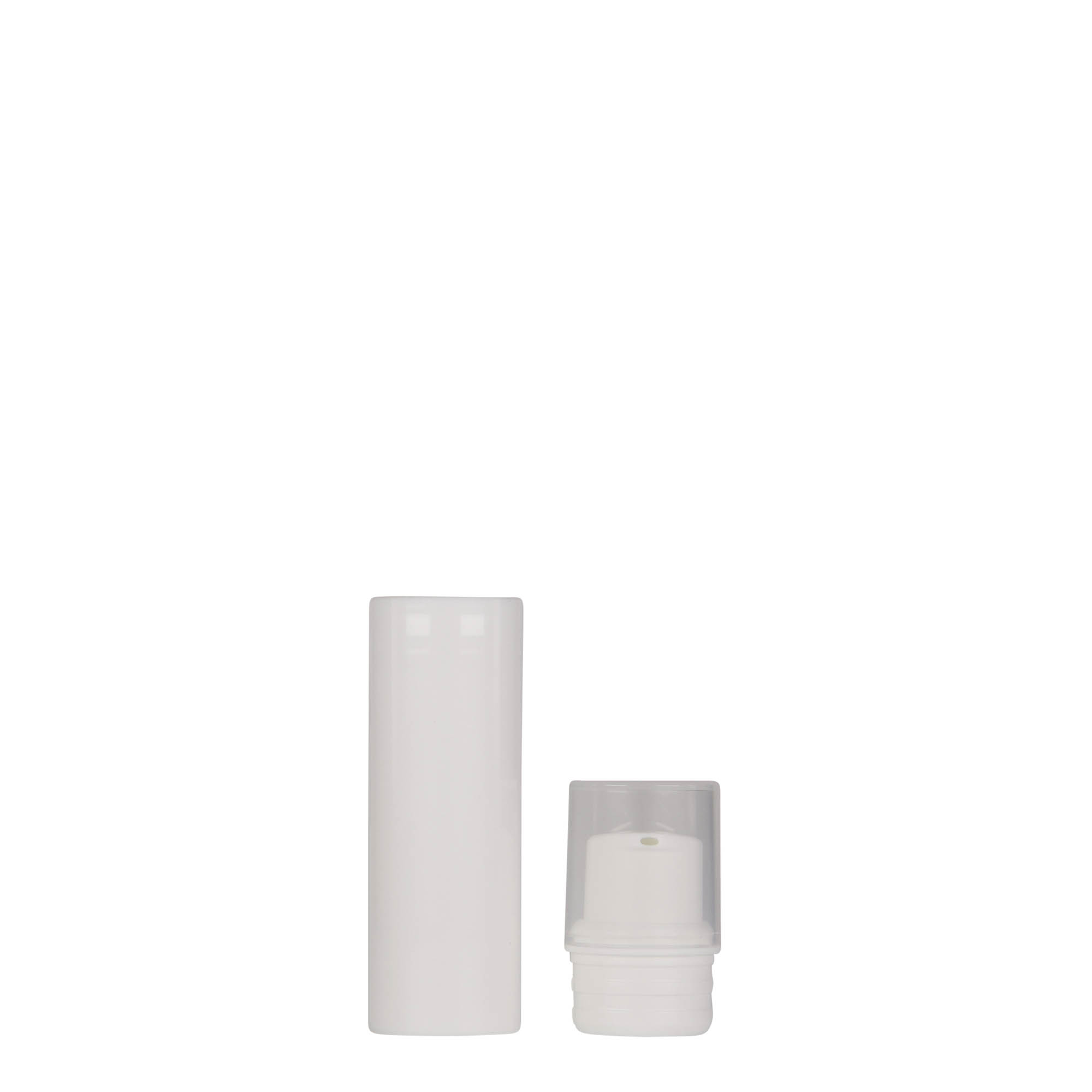 Dispenser Airless 10 ml 'Nano', plastica PP, bianco