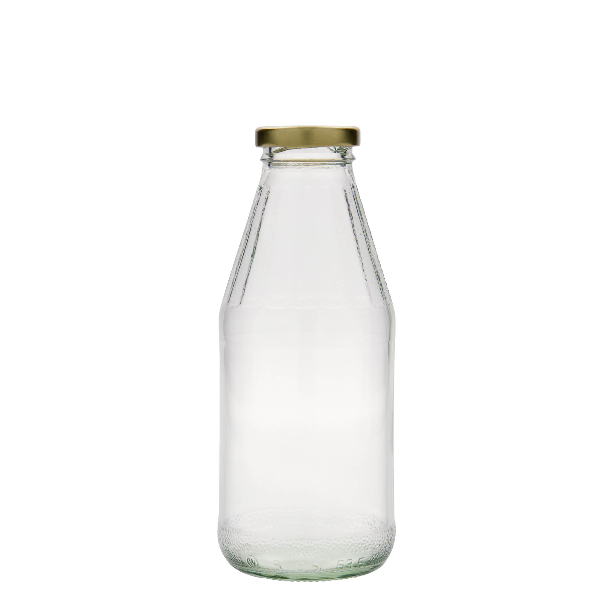 Bottiglia universale a collo largo da 500 ml, vetro, bocca: Twist-Off (TO 43) Bottiglia universale a collo largo da 500 ml, vetro, bocca: Twist-Off (TO 43)