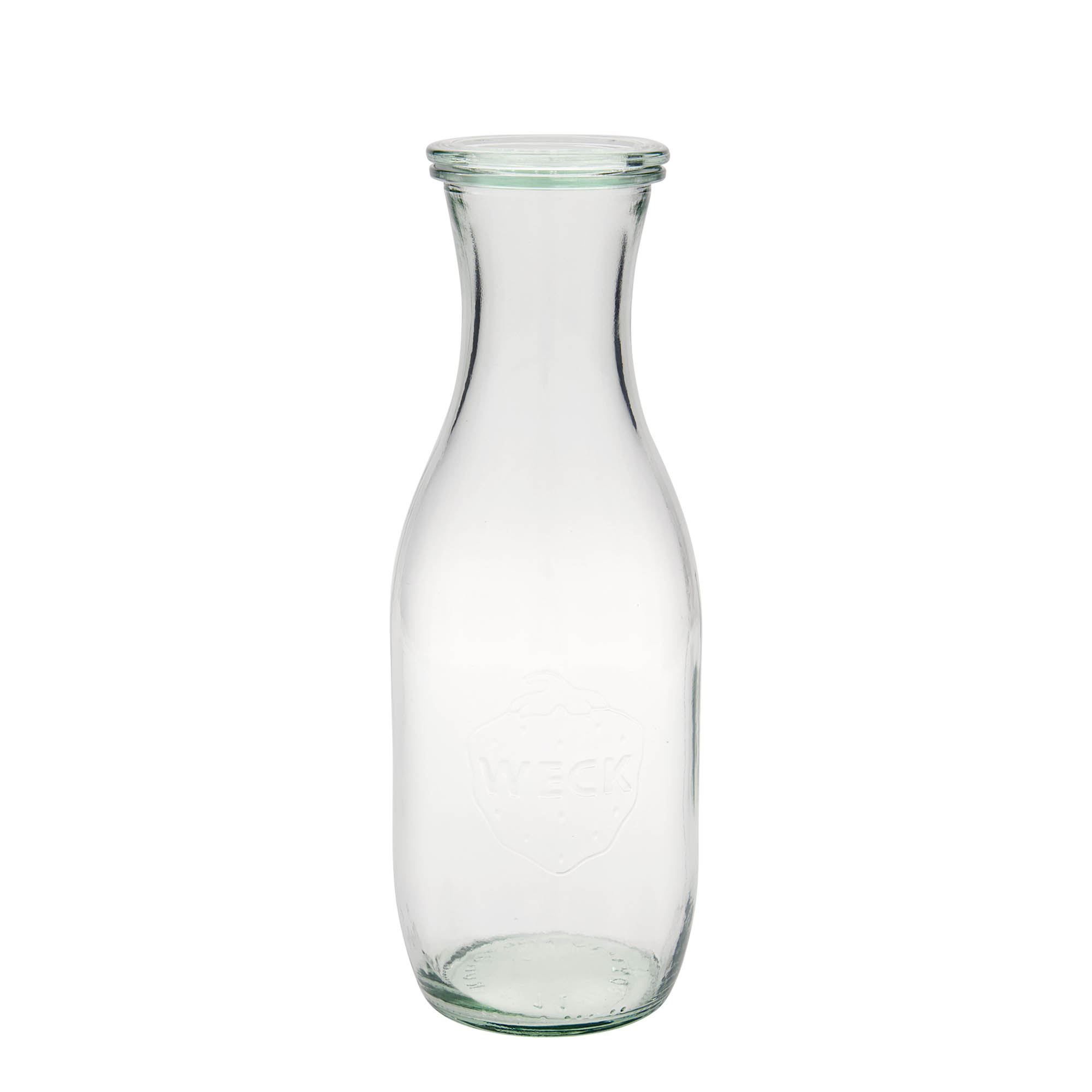 1.000 ml bottiglia per succo WECK #, bocca: bordo tondo