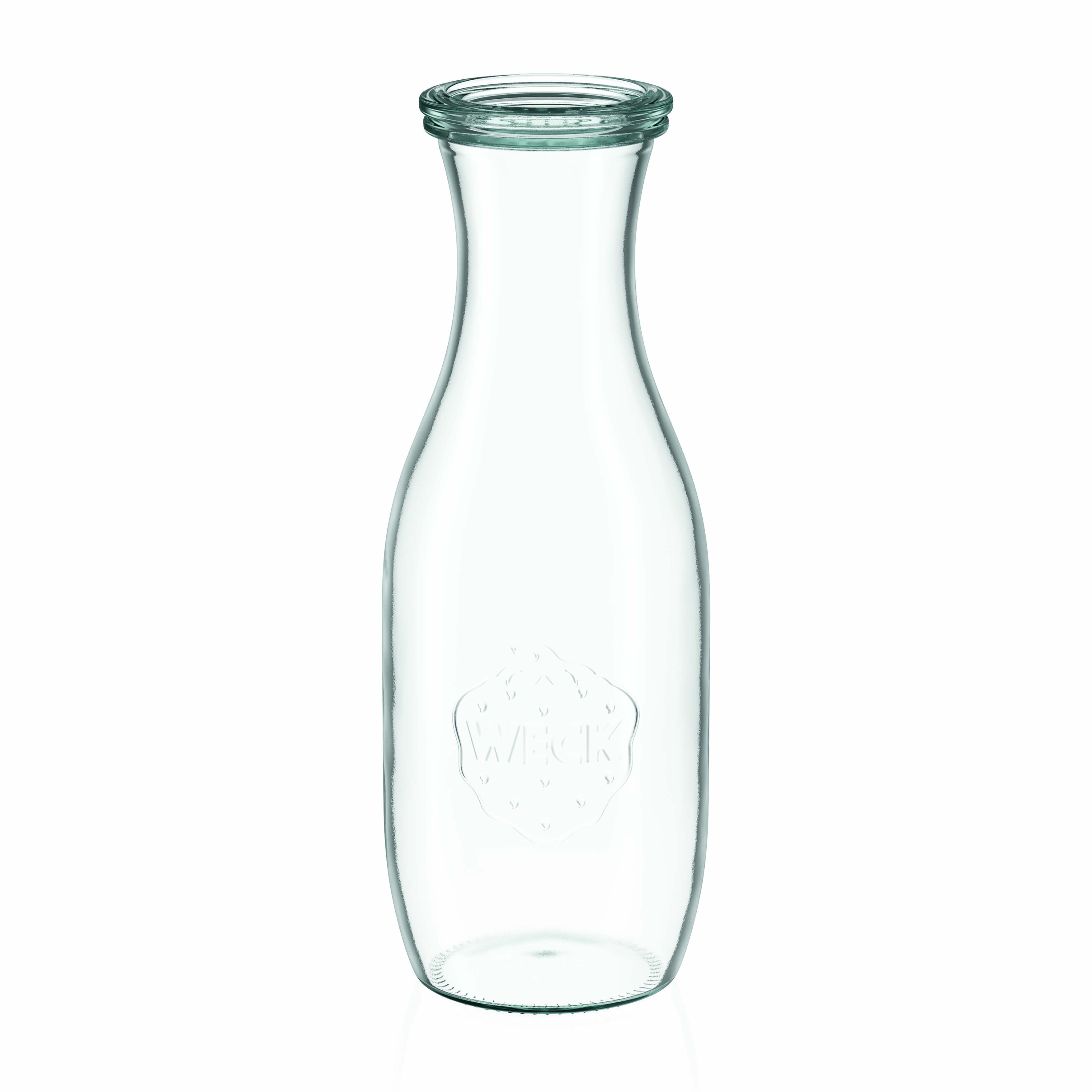 1.000 ml bottiglia per succo WECK #, bocca: bordo tondo 1.000 ml bottiglia per succo WECK #, bocca: bordo tondo