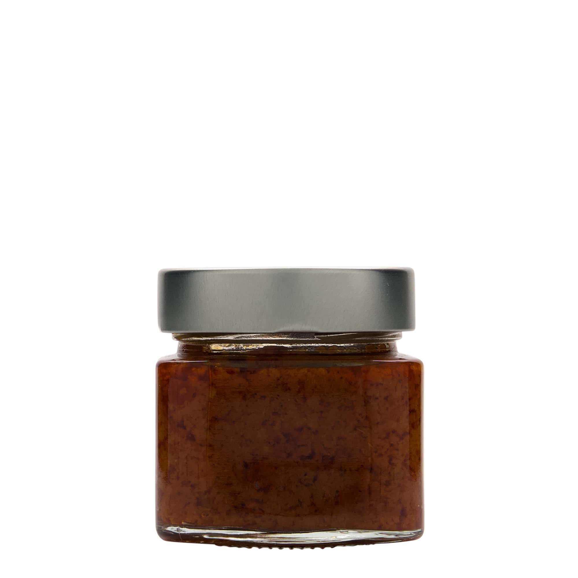 212 ml barattolo quadrato 'Kimba', bocca: Extra-Deep-Twist-Off (EDTO 70)