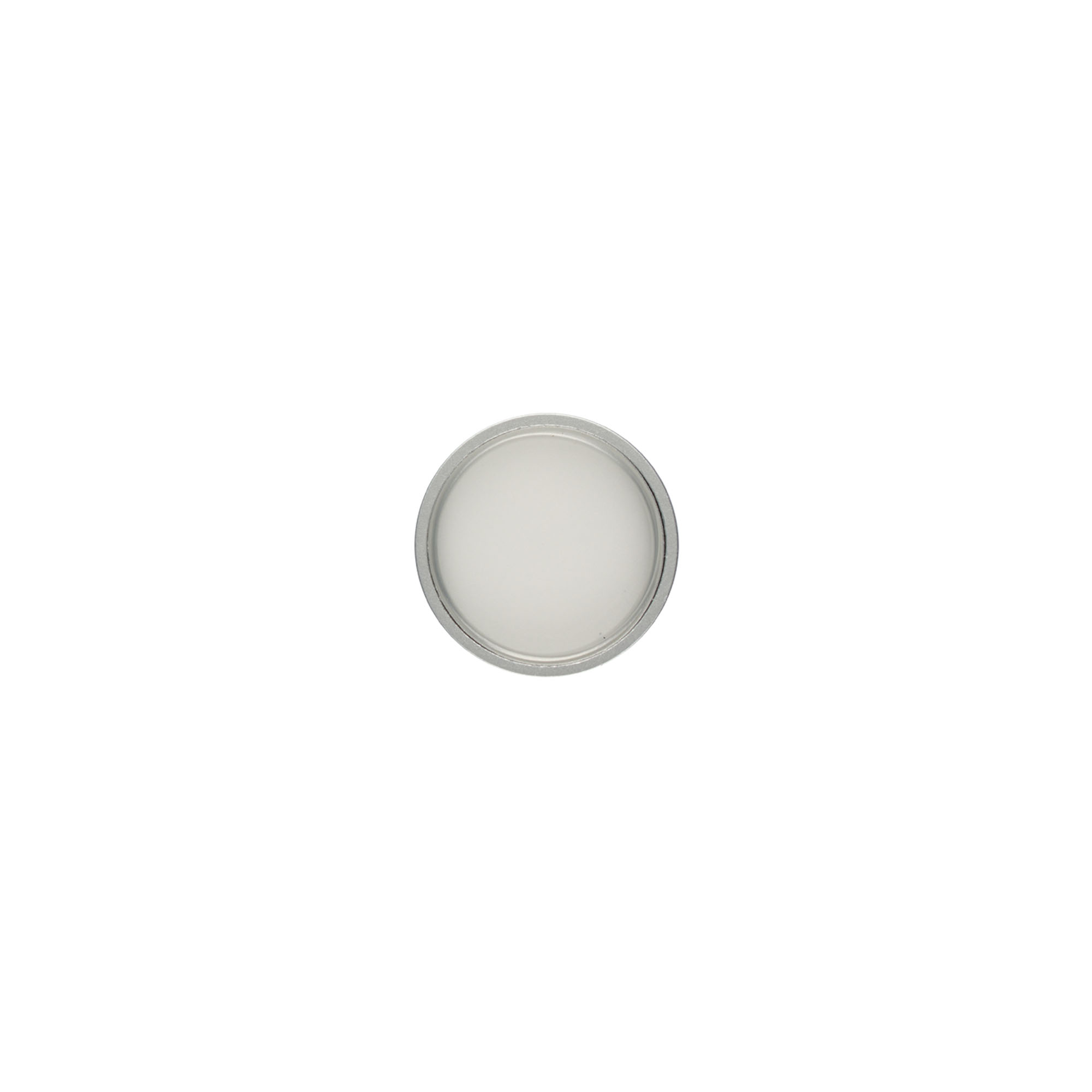 Chiusura a vite, plastica ABS, argento opaco, per bocca: GPI 33/400