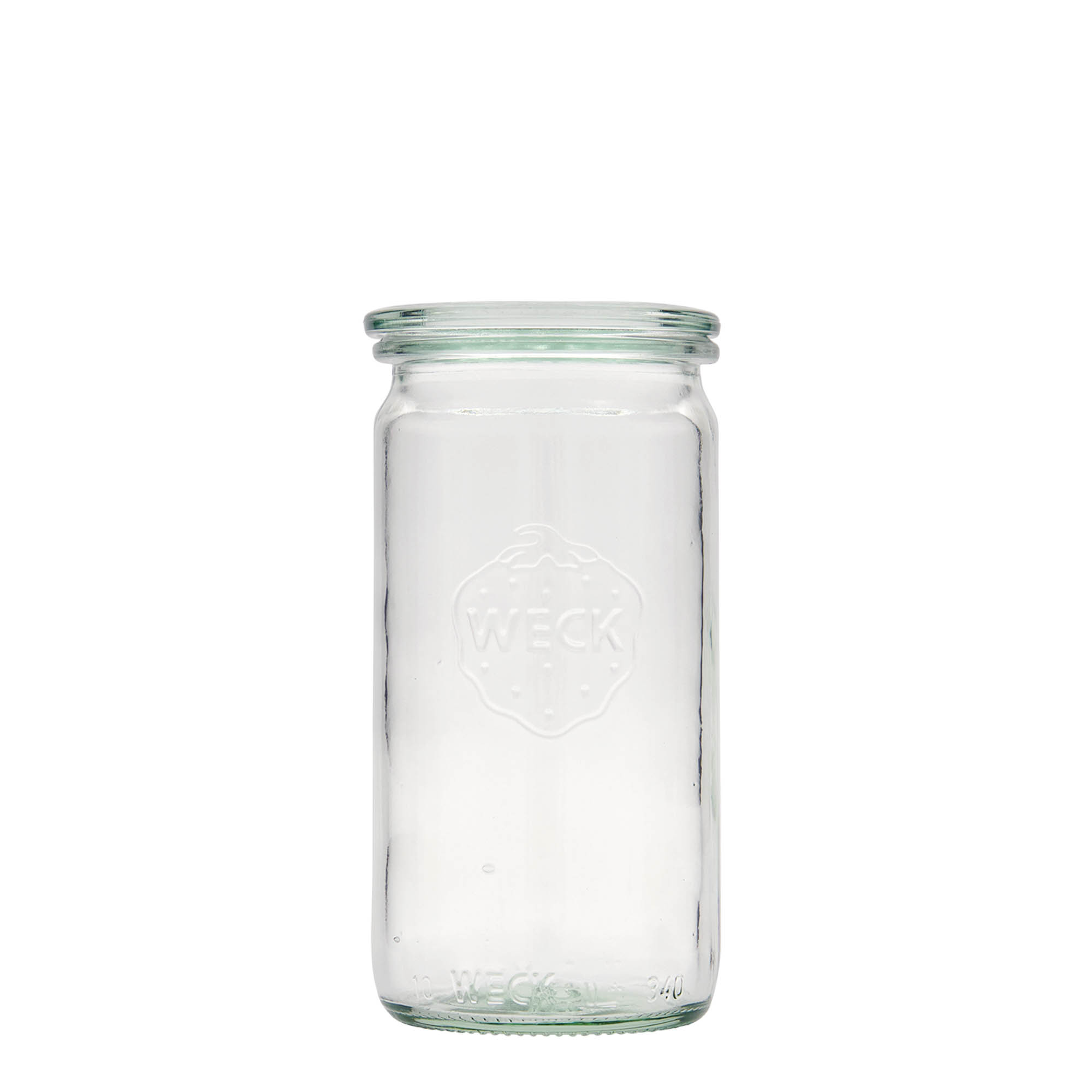 340 ml WECK bicchiere cilindrico, bocca: bordo rotondo 340 ml WECK bicchiere cilindrico, bocca: bordo rotondo
