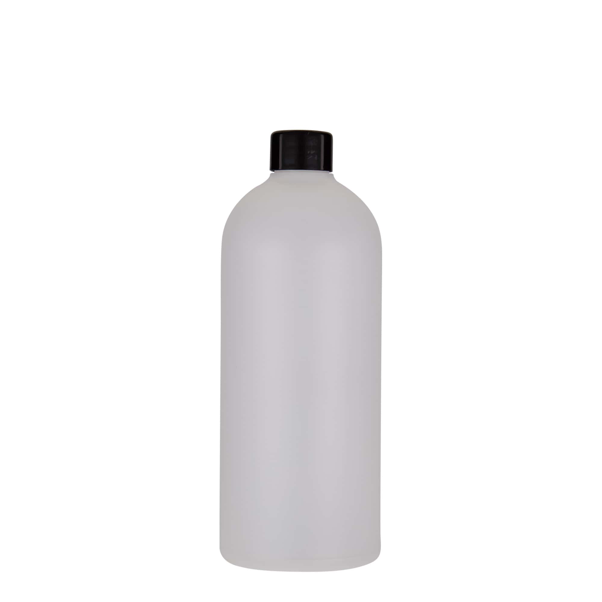 Bottiglia in plastica da 500 ml 'Tuffy', HDPE, naturale, bocca: 24/410