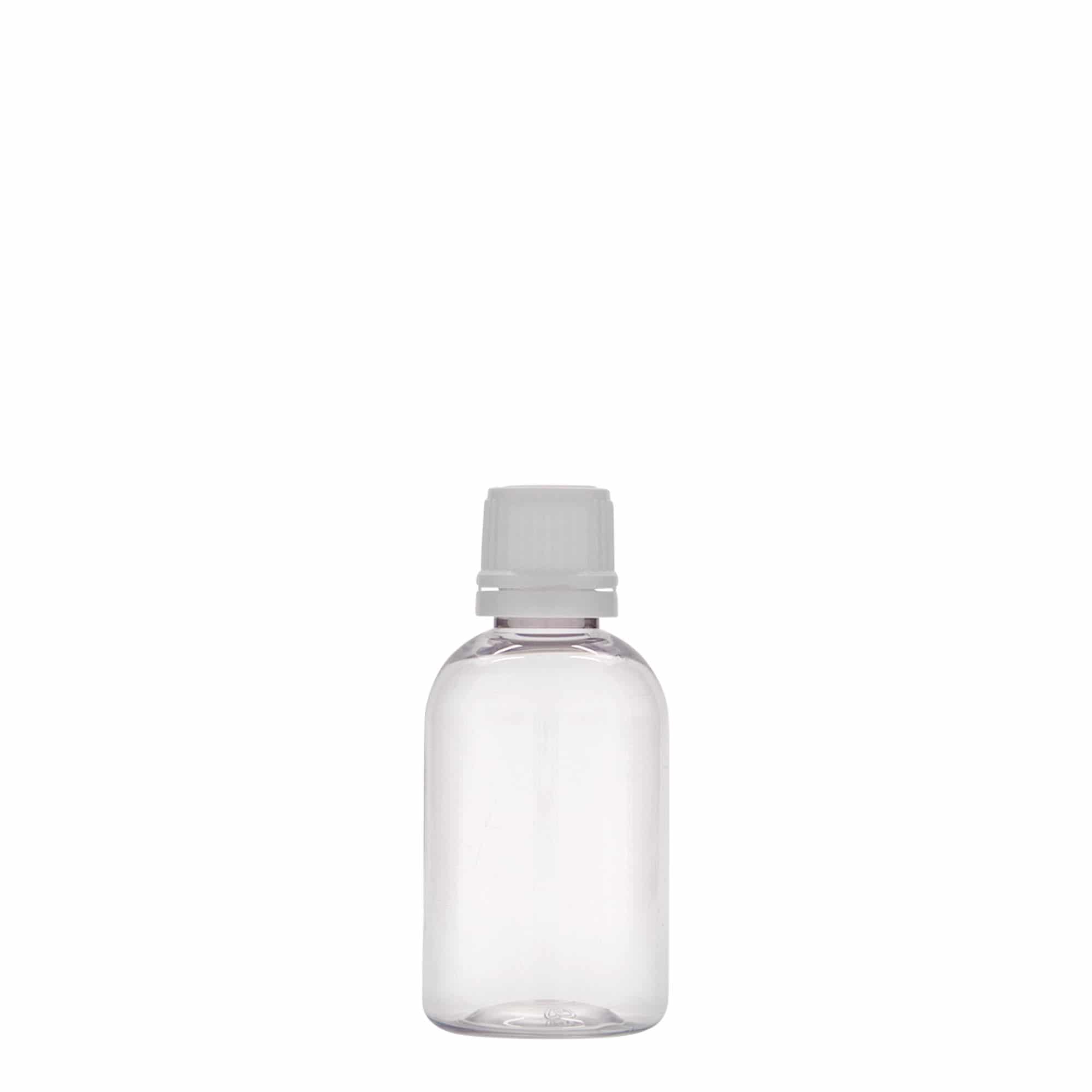 50 ml flacone medico in PET 'Easy Living', plastica, bocca: DIN 18