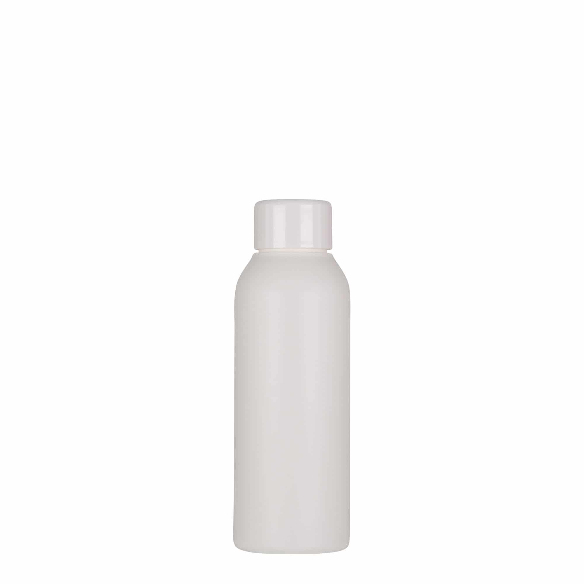 100 ml Flacone in plastica 'Tuffy', HDPE, bianco, imboccatura: GPI 24/410