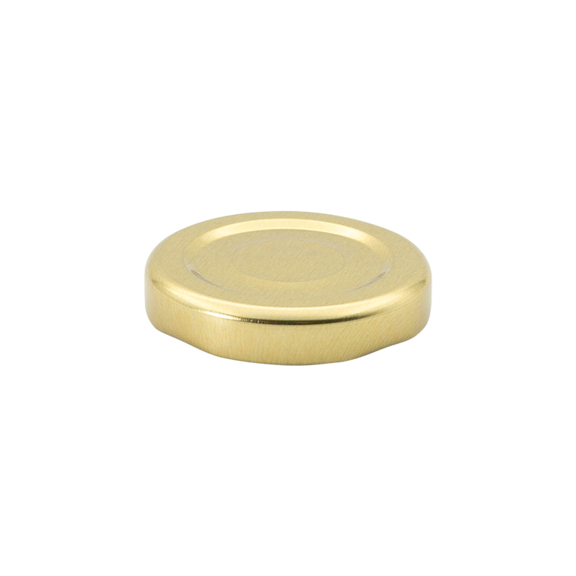 Tappi Twist-Off, lamina bianca, sterilizzabili, oro, per bocca: TO 43 Tappi Twist-Off, lamina bianca, sterilizzabili, oro, per bocca: TO 43