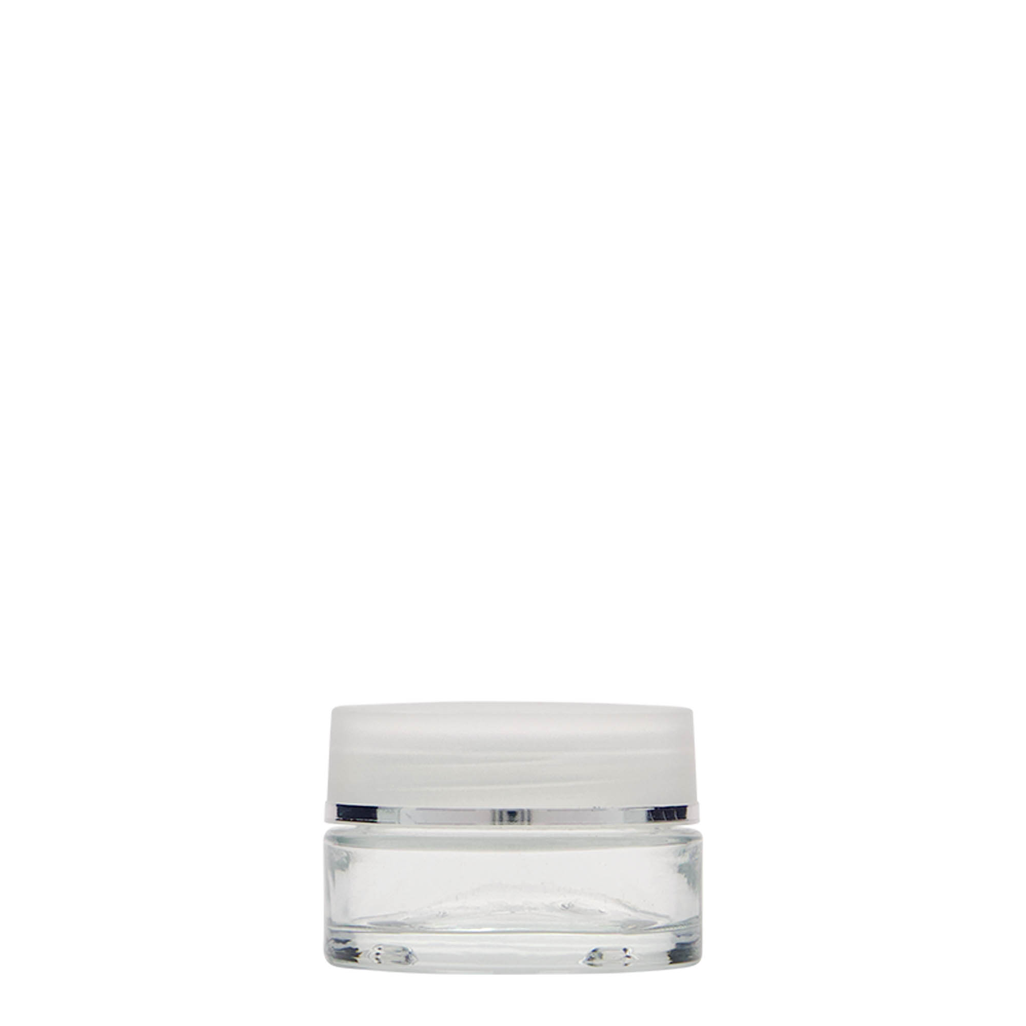 15 ml barattolo 'Clear Edition', vetro, bocca: chiusura a vite