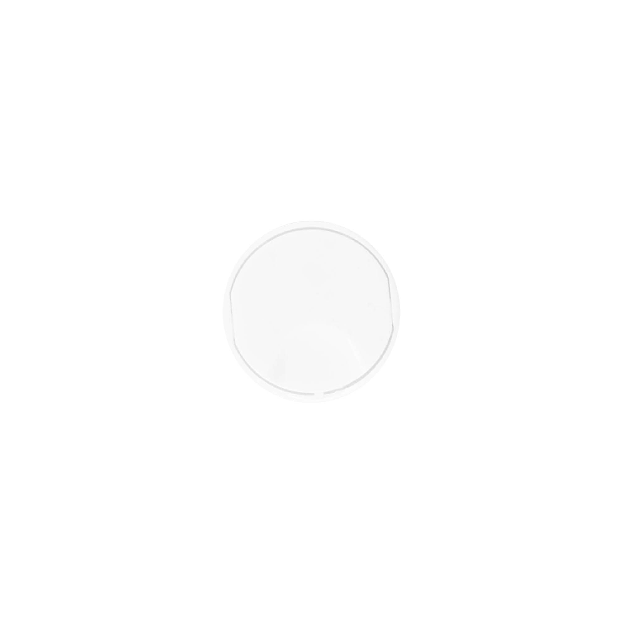 Tappo a vite Disc Top, plastica PP, bianco, per bocca: 20/410
