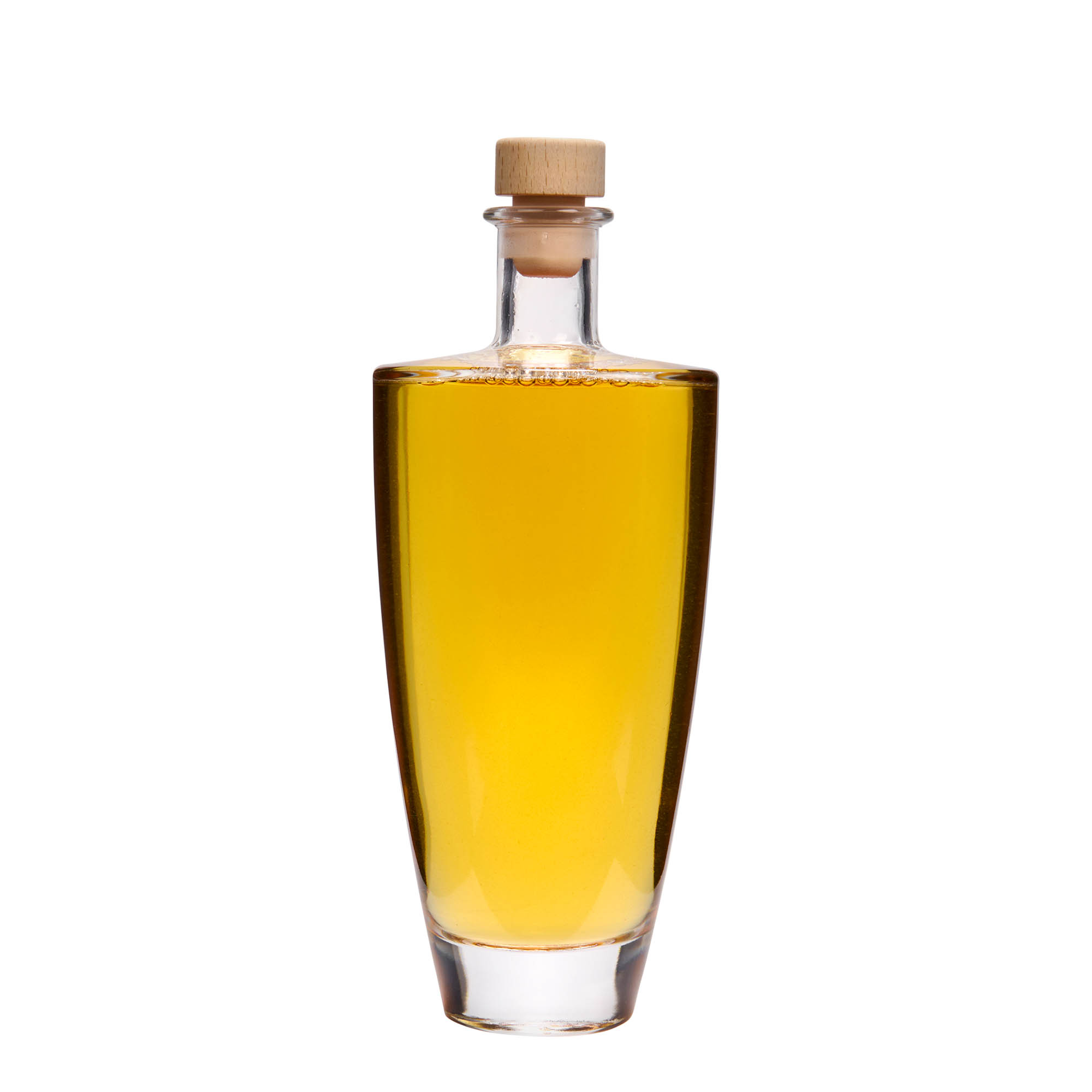 Bottiglia di vetro da 500 ml 'Vanessa', ovale, bocca: sughero Bottiglia di vetro da 500 ml 'Vanessa', ovale, bocca: sughero