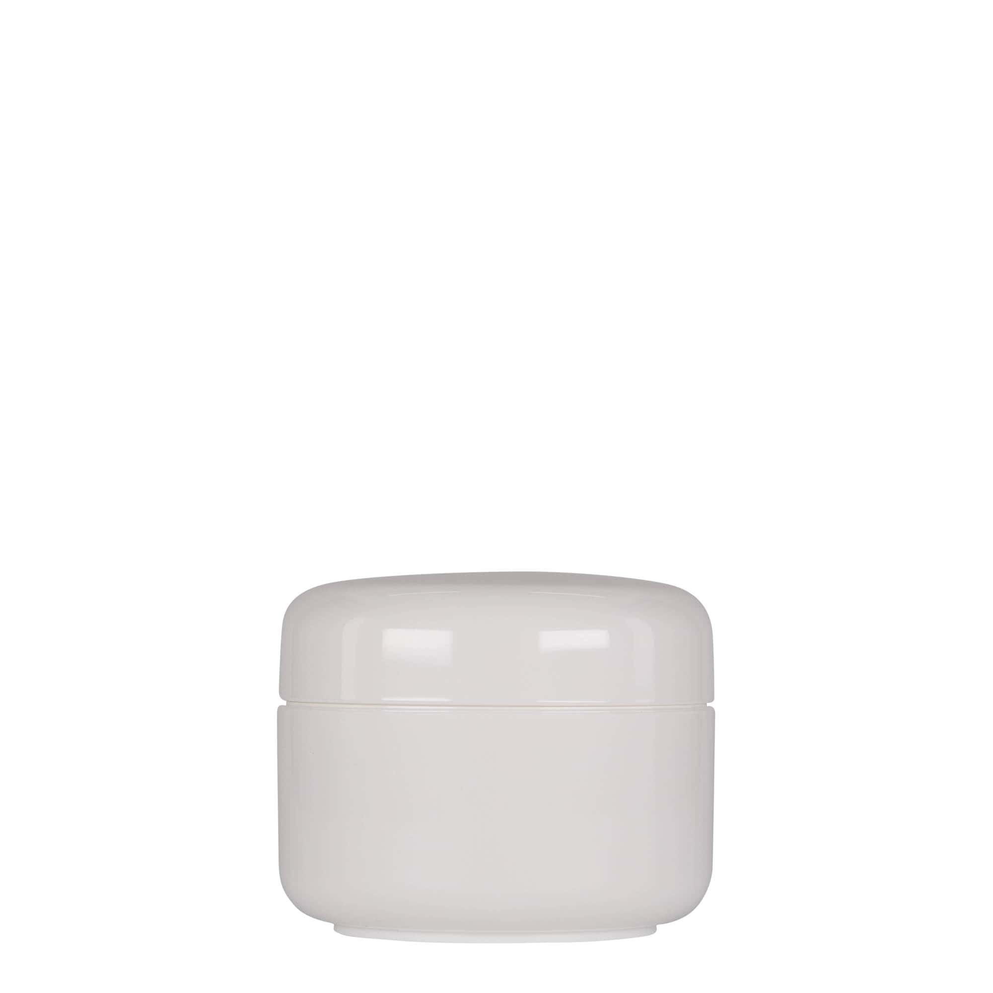 150 ml barattolo in plastica 'Bianca', PP, bianco, bocca: chiusura a vite