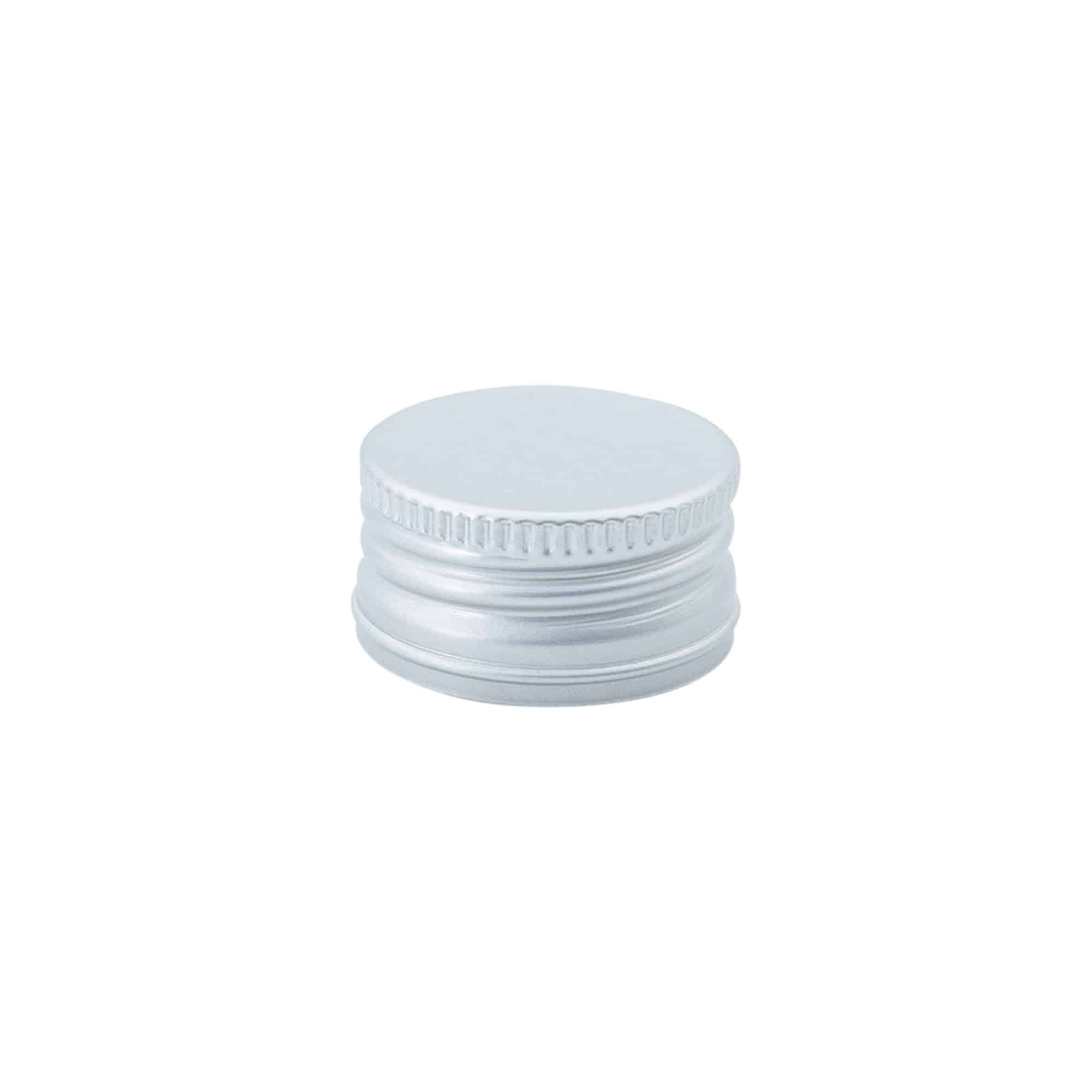 Tappo a vite, metallo, argento, per imboccatura: PP 31,5 Tappo a vite, metallo, argento, per imboccatura: PP 31,5