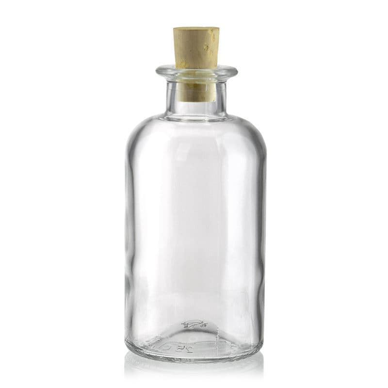 250 ml Bottiglia da farmacia, vetro, imboccatura: fascetta