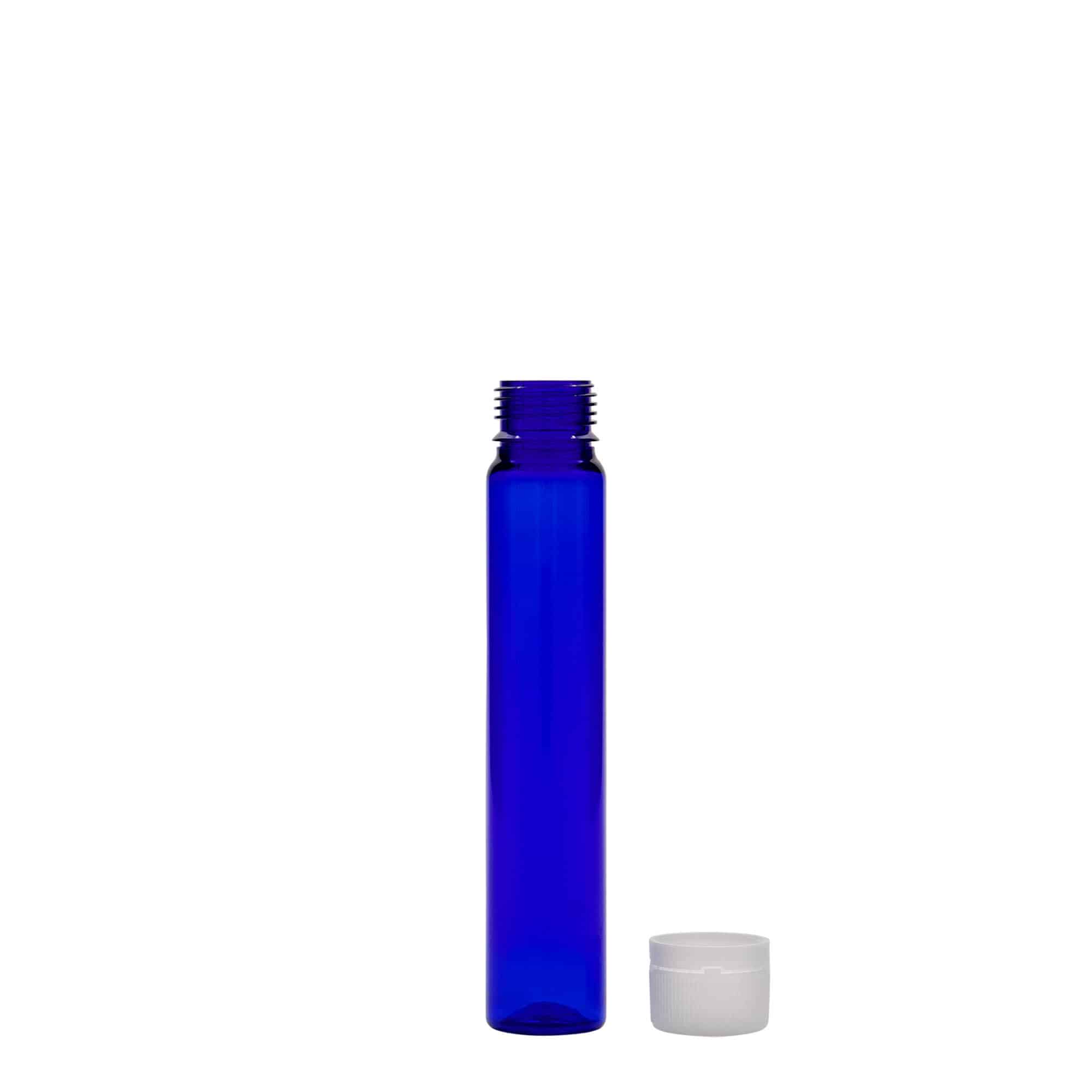 25 ml tubicino in PET, plastica, blu reale, bocca: chiusura a vite