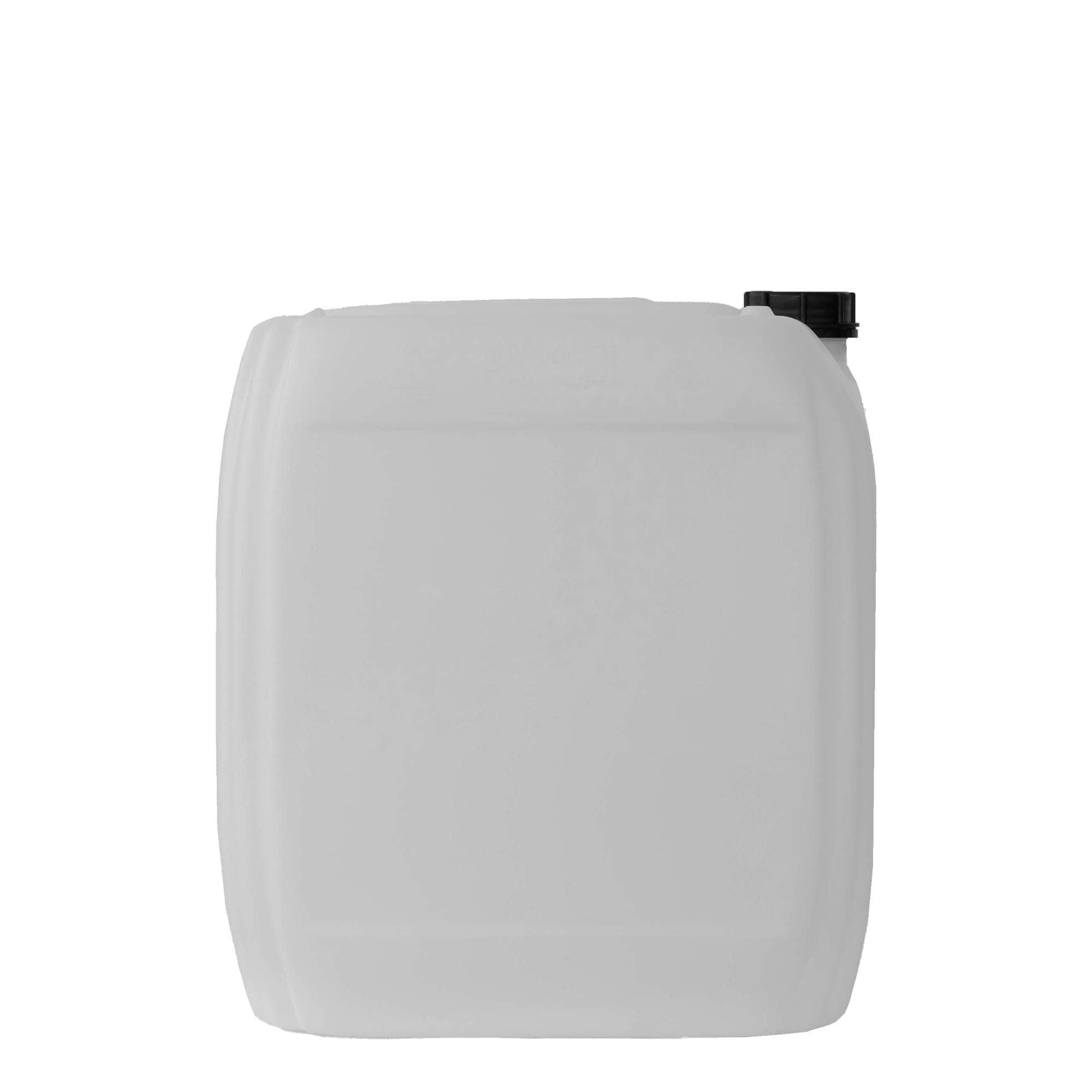 Tanica da 30 l, rettangolare, plastica HDPE, naturale, bocca: ND 60