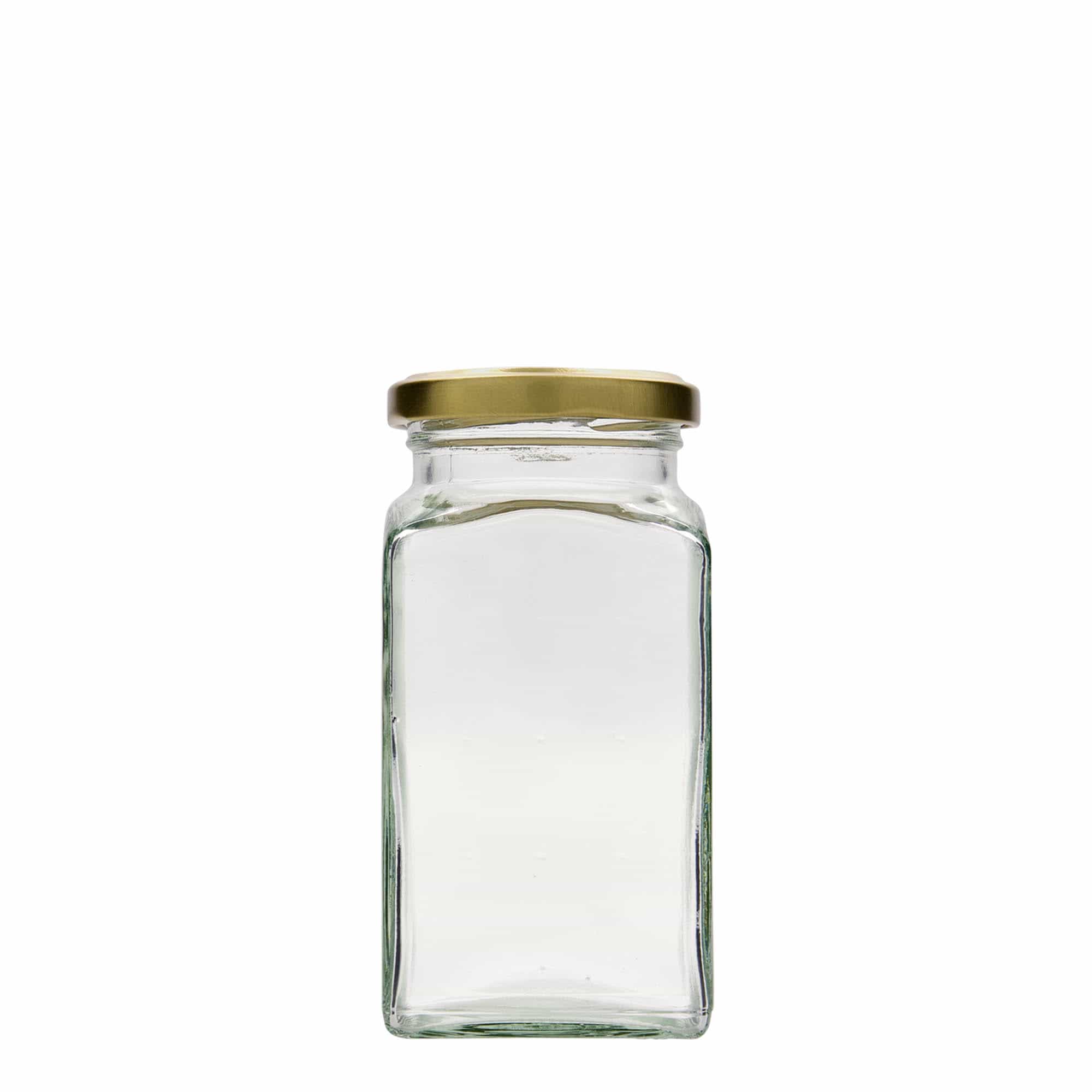 312 ml vaso quadrato, bocca: Twist-Off (TO 58)