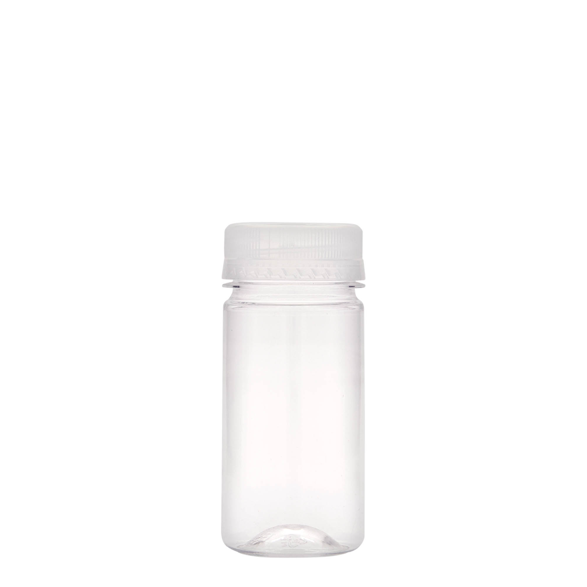 Bottiglia PET da 100 ml 'Everytime', plastica, bocca: 38 mm