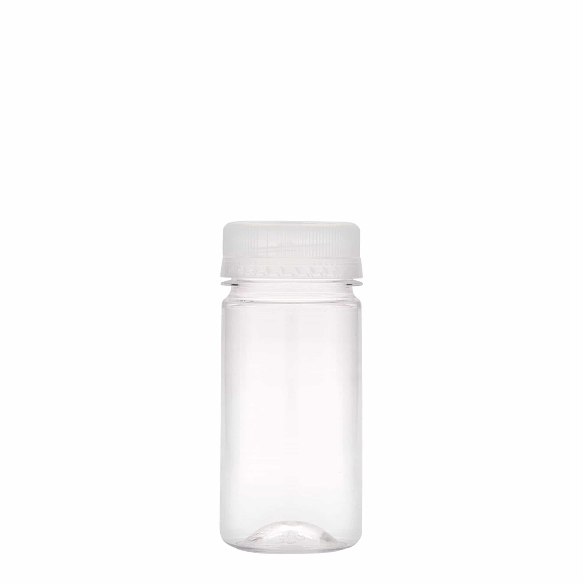 Bottiglia PET da 100 ml 'Everytime', plastica, bocca: 38 mm