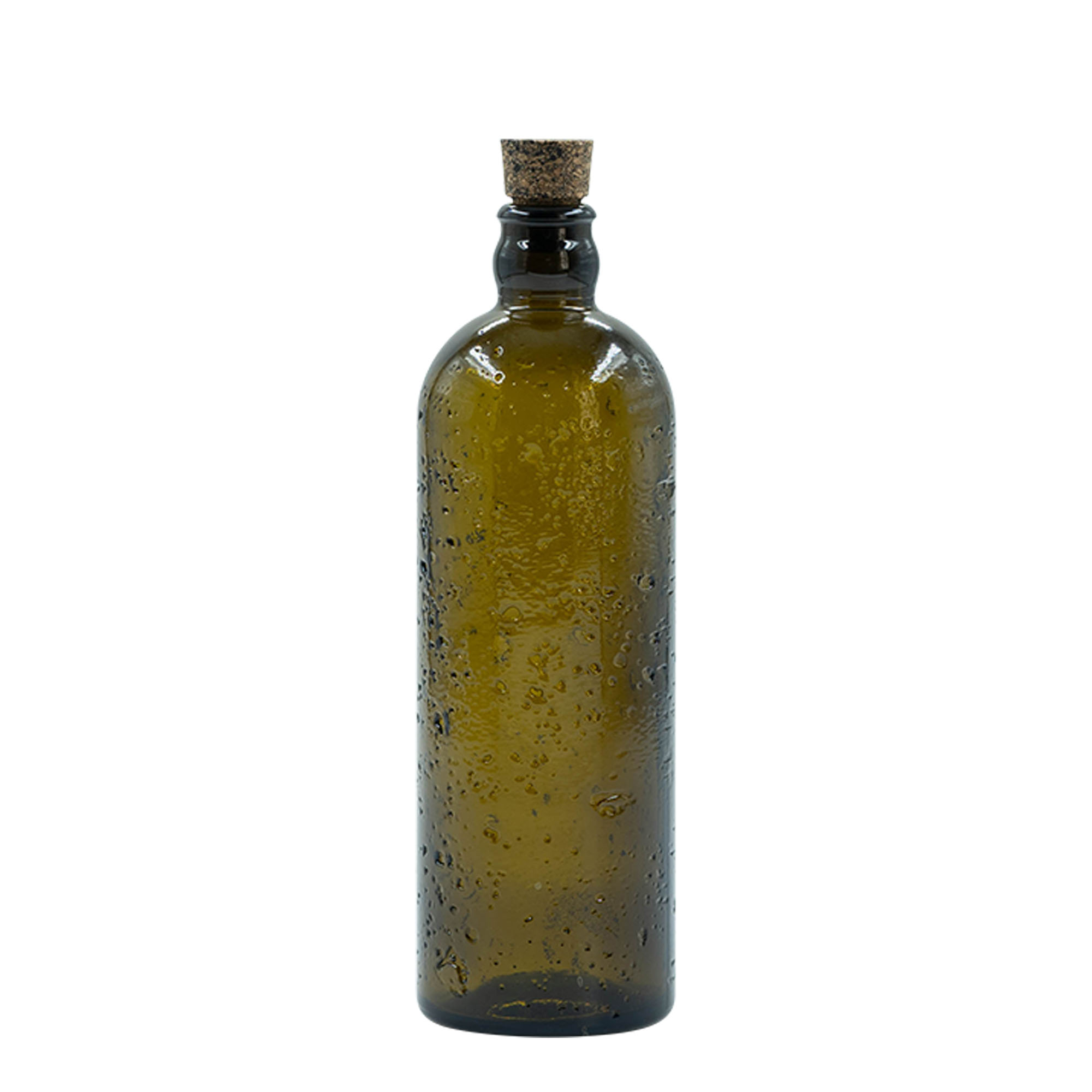 Bottiglia di vetro artigianale da 500 ml 'Bobber Jr', marrone, bocca: sughero Bottiglia di vetro artigianale da 500 ml 'Bobber Jr', marrone, bocca: sughero