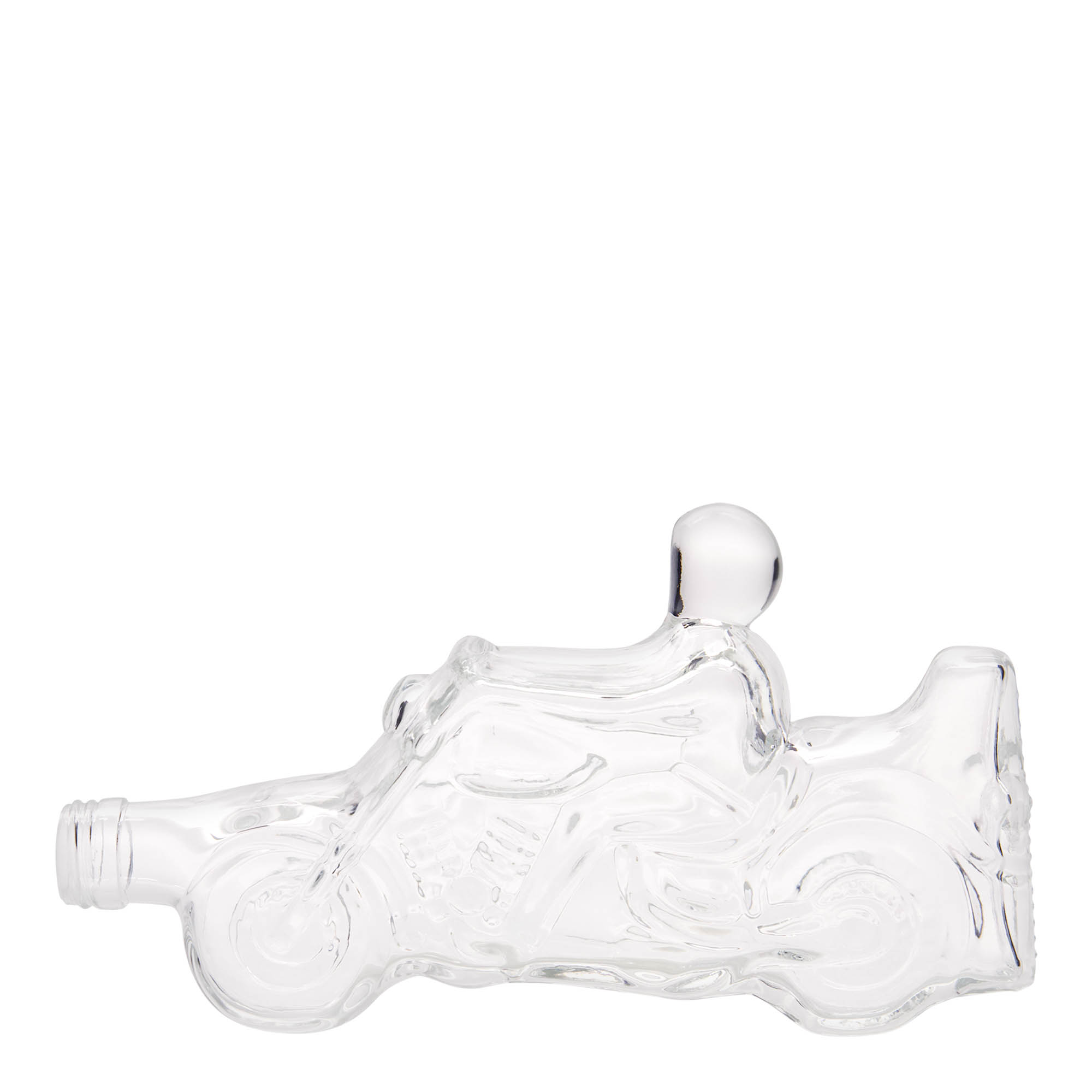 Bottiglia di vetro da 350 ml 'Motocicletta', bocca: PP 28 Bottiglia di vetro da 350 ml 'Motocicletta', bocca: PP 28