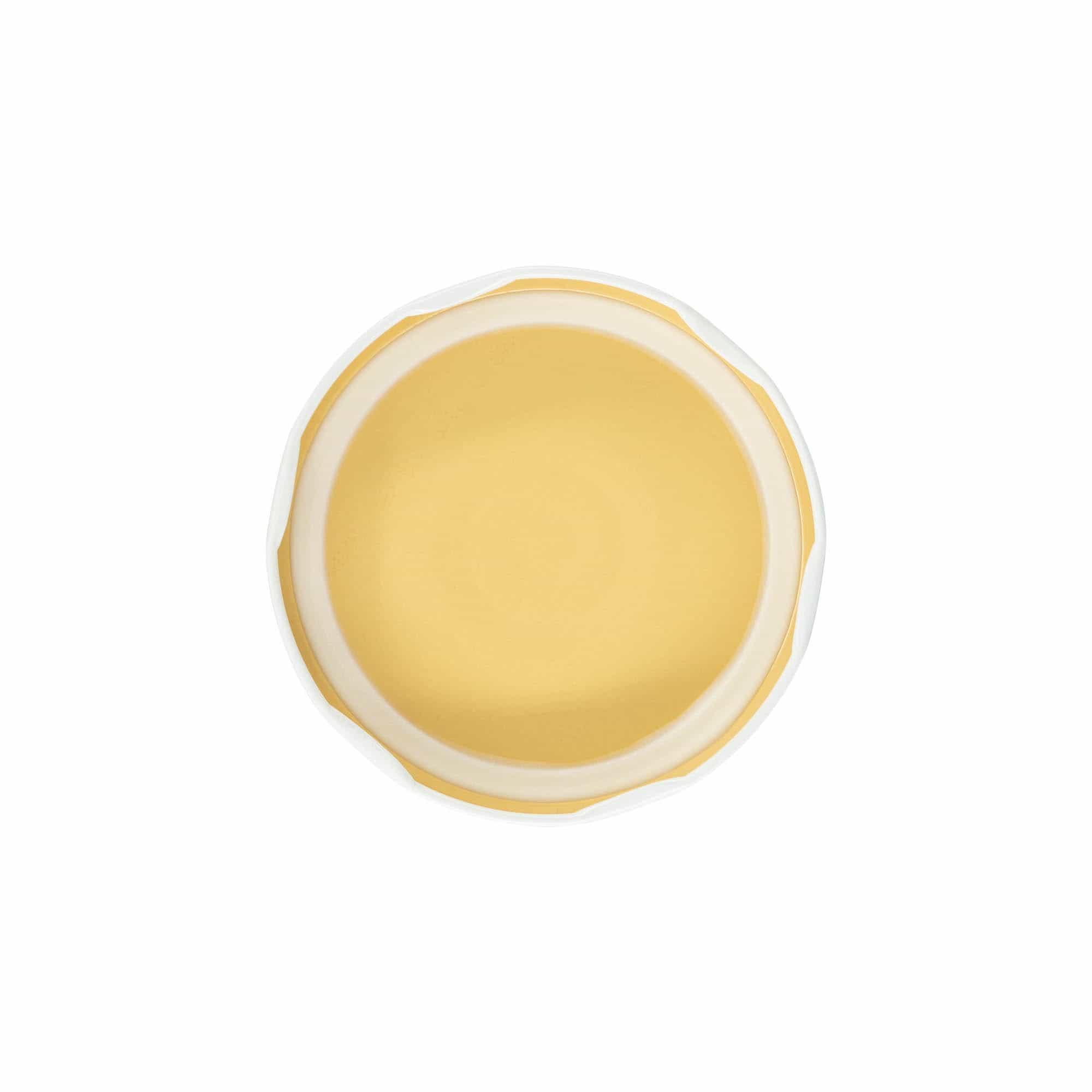 Tappo Twist-Off, banda stagnata, bianco, per imboccatura: TO 82