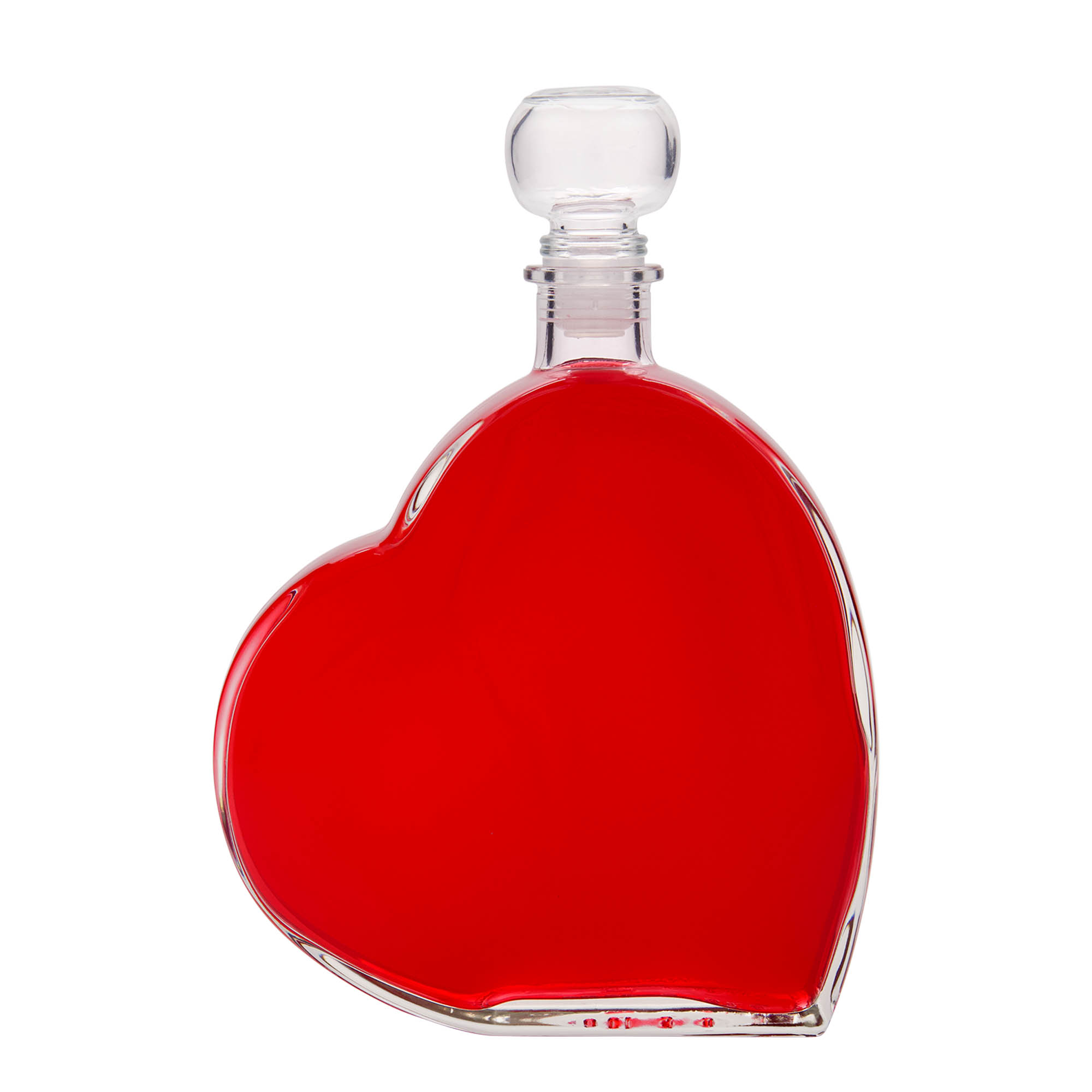 Bottiglia di vetro da 500 ml 'Passion', bocca: tappo in sughero Bottiglia di vetro da 500 ml 'Passion', bocca: tappo in sughero