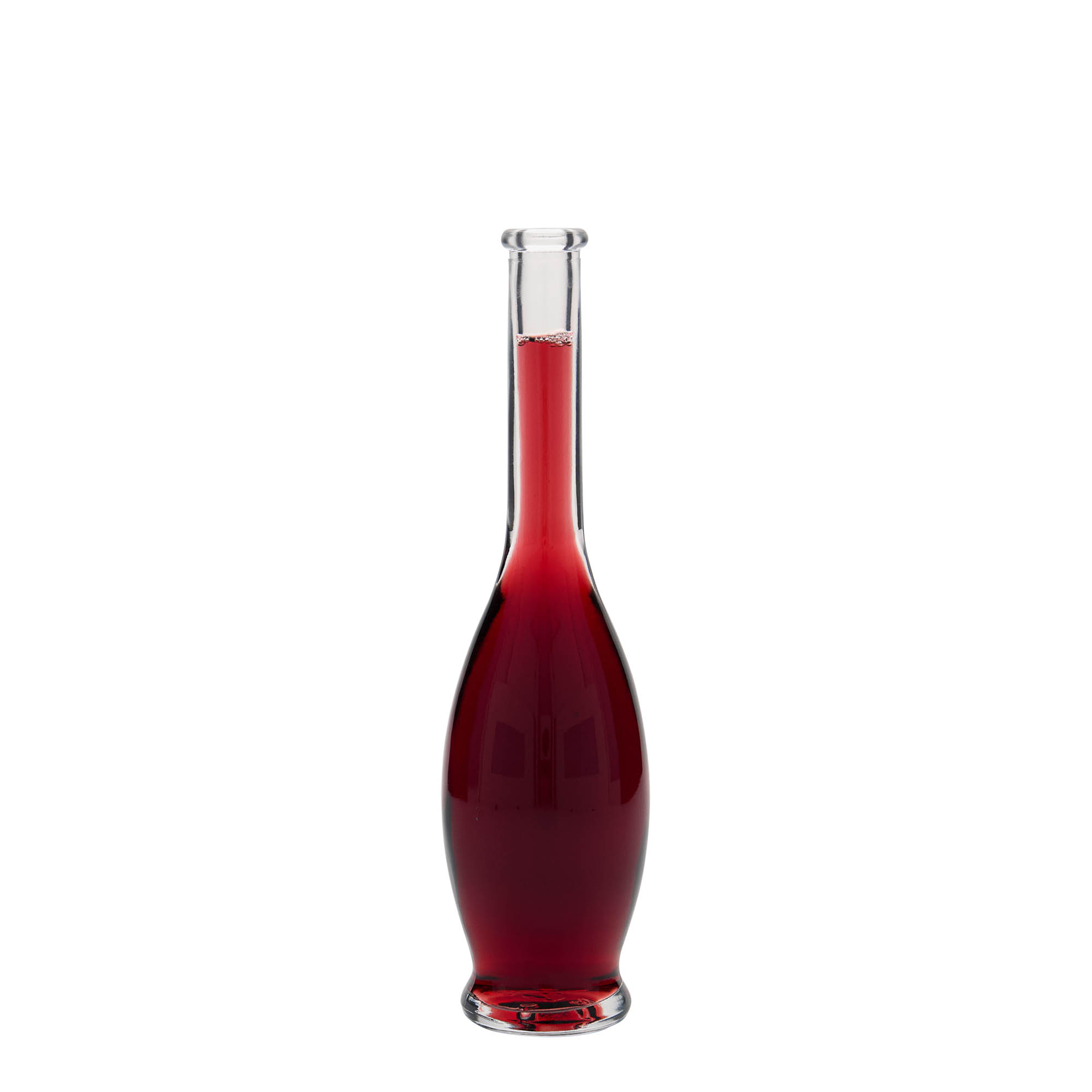 Bottiglia di vetro da 100 ml 'Gina', apertura: tappo di sughero Bottiglia di vetro da 100 ml 'Gina', apertura: tappo di sughero