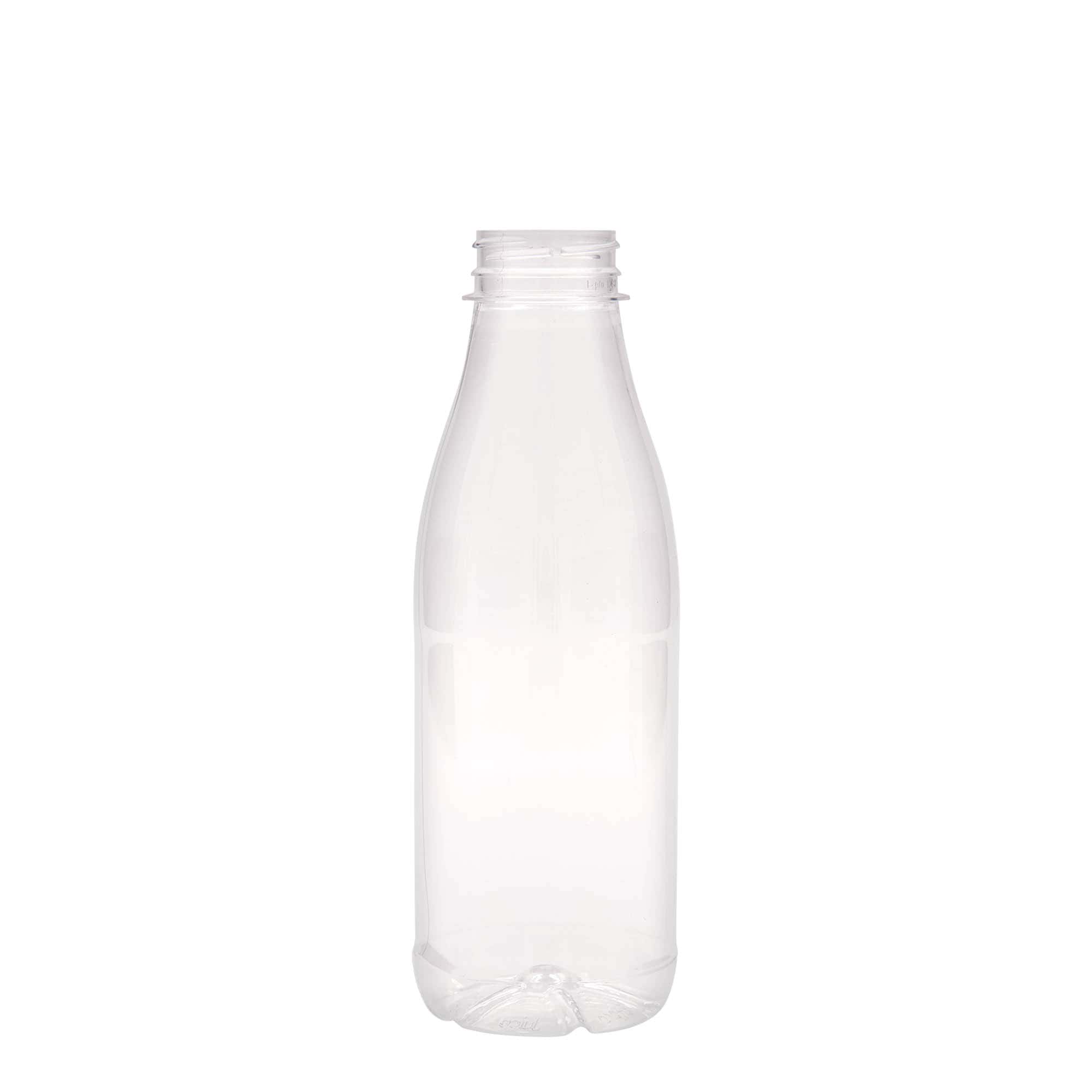 Bottiglia PET 500 ml 'Milk and Juice', plastica, bocca: 38 mm