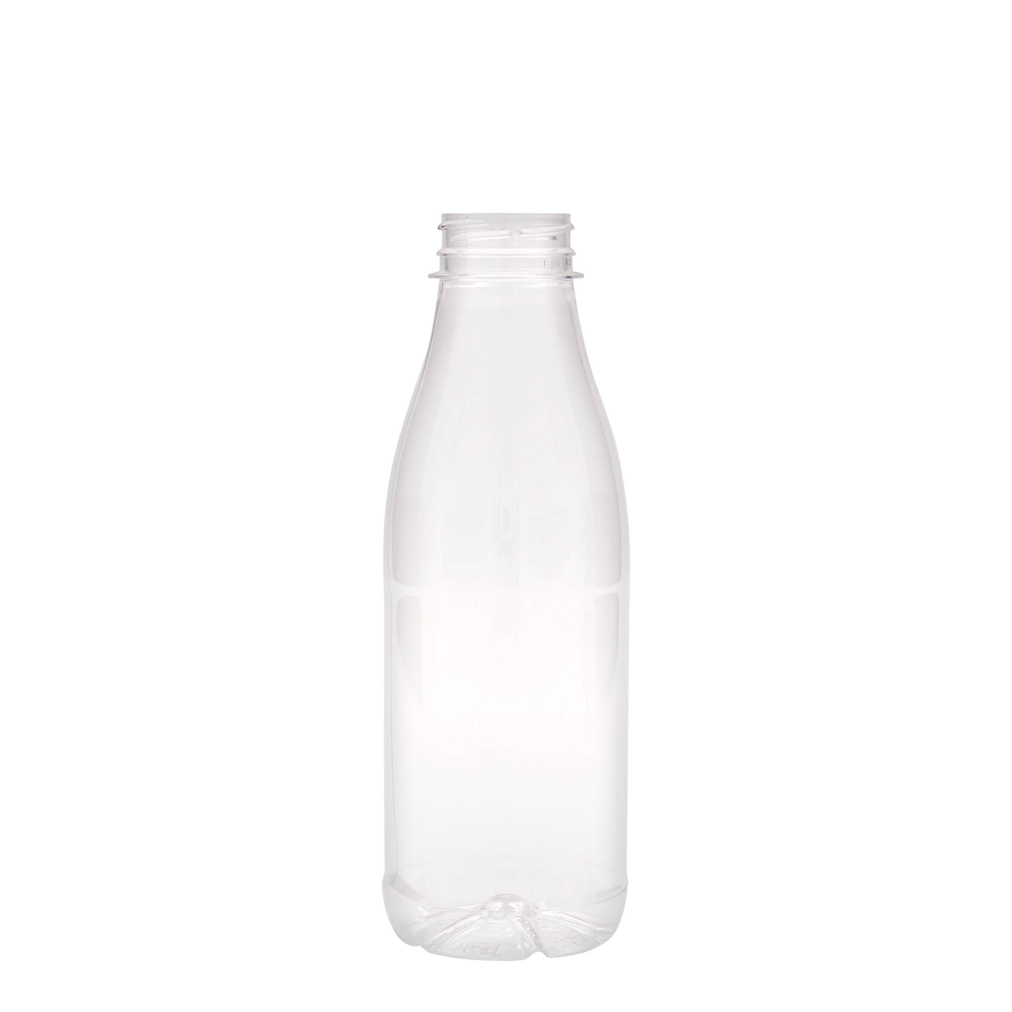 Bottiglia PET 500 ml 'Milk and Juice', plastica, bocca: 38 mm