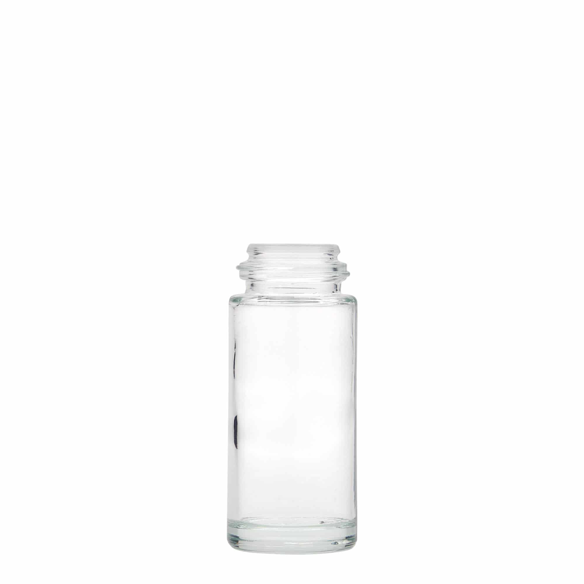 50 ml bottiglia roll-on, vetro, bocca: chiusura a vite