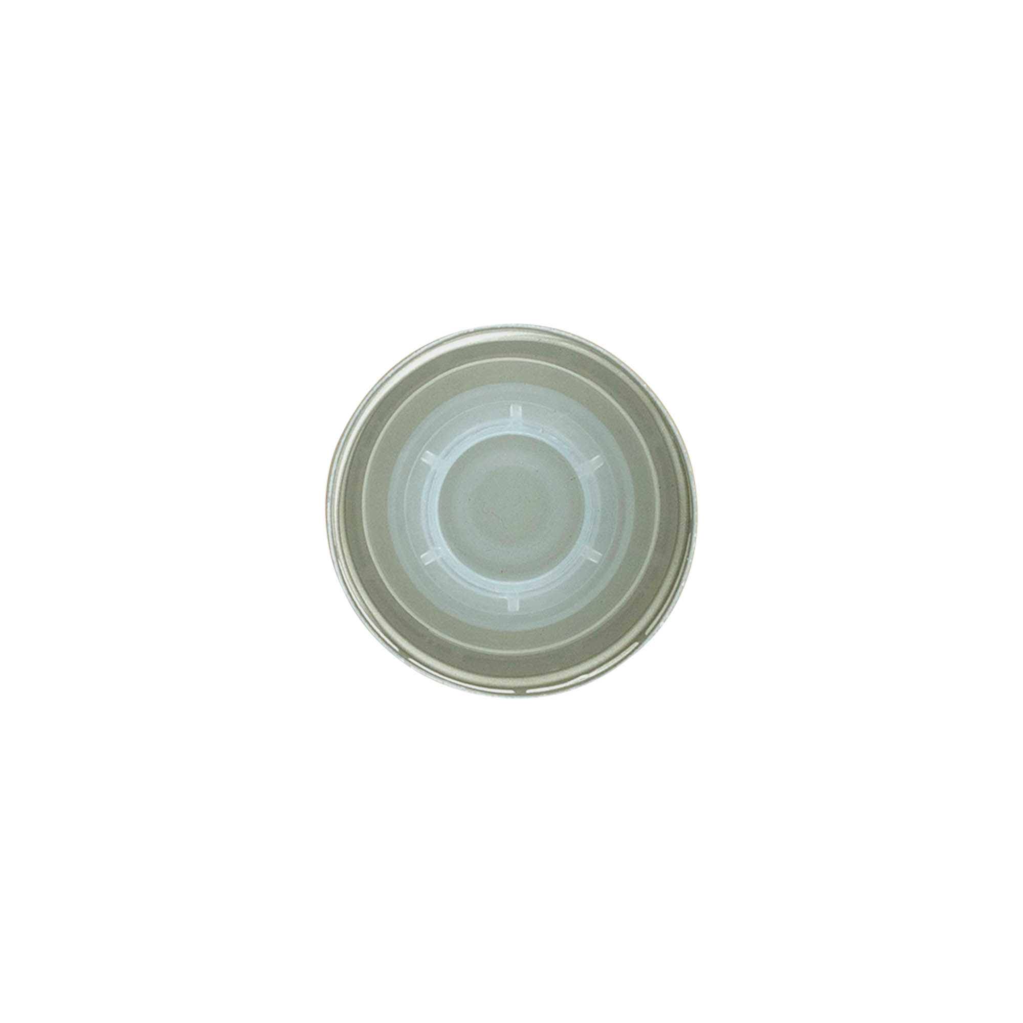Chiusura a vite con beccuccio versatore, metallo-plastica, oro, per bocca: PP 31,5