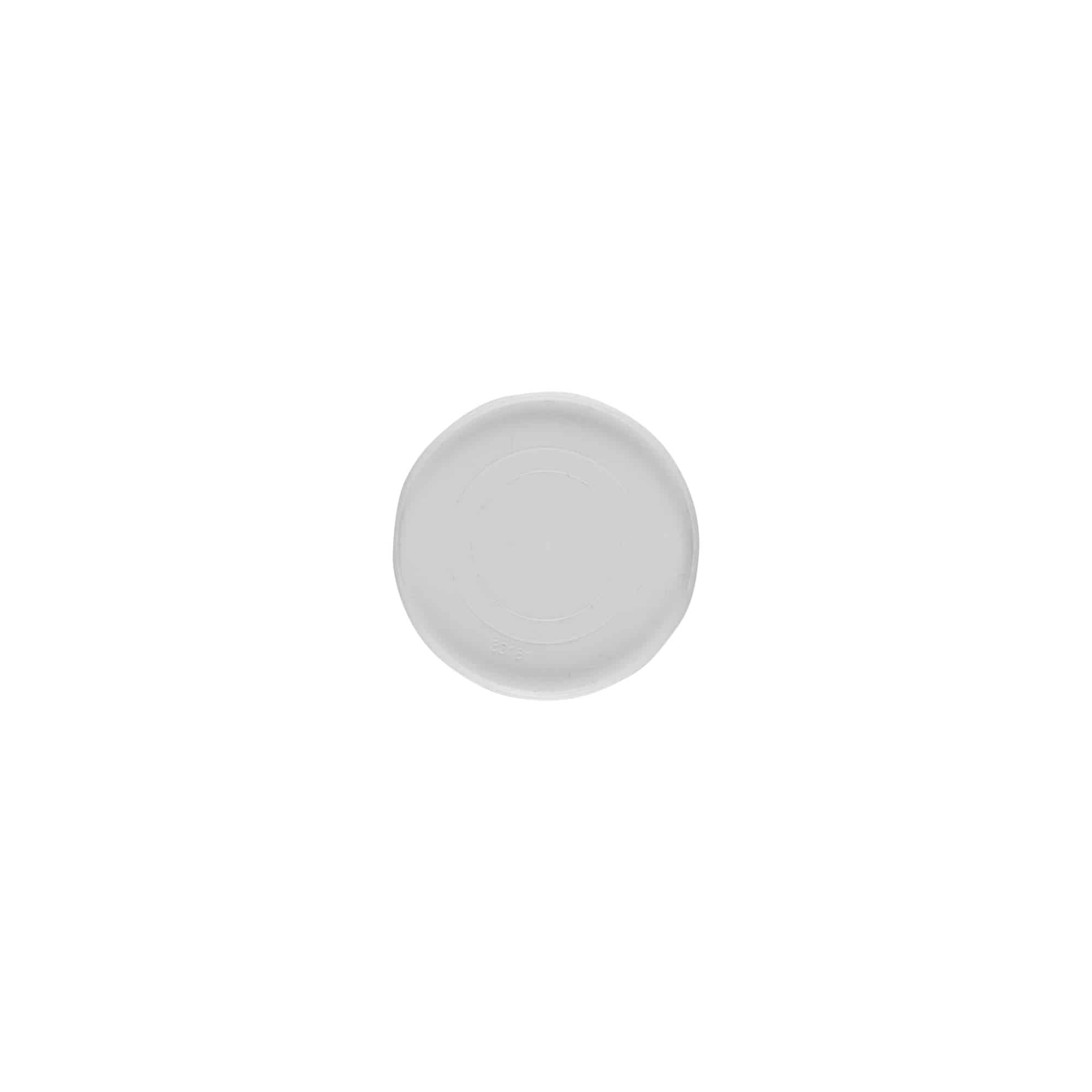 Disco di copertura per 50 ml 'Bianca', plastica PP, bianco
