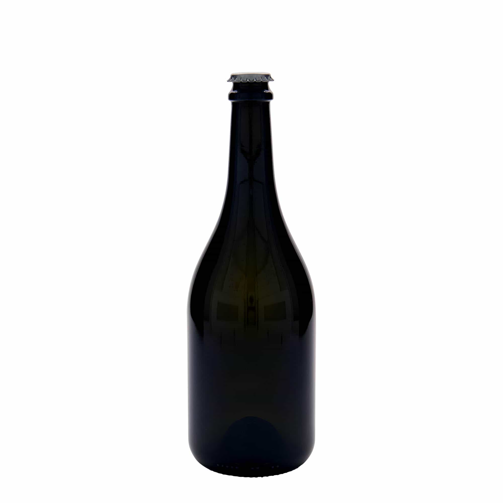 Bottiglia di birra 750 ml 'Horta', vetro, verde antico, bocca: tappo corona