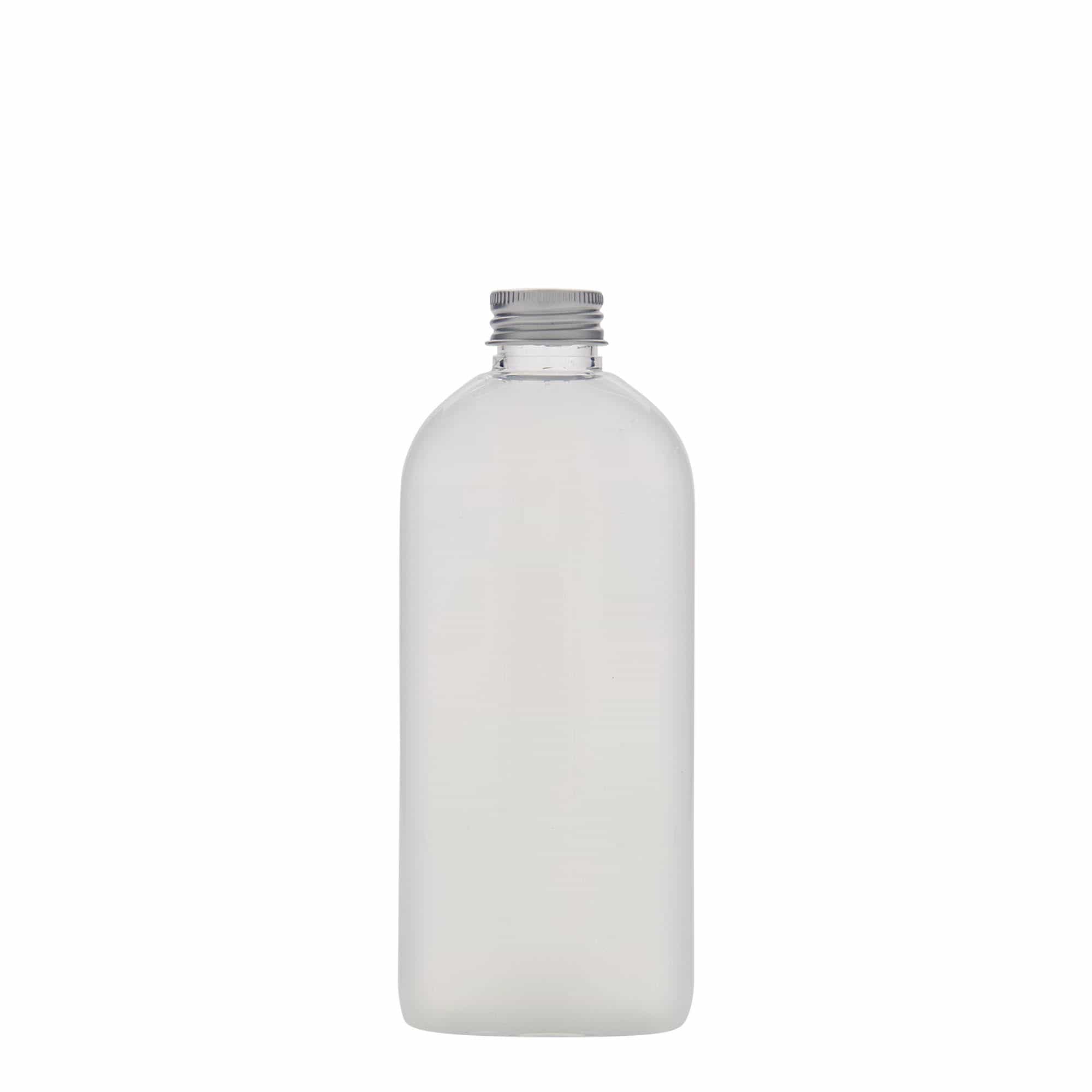 Bottiglia PET da 250 ml 'Iris', ovale, plastica, bocca: 24/410
