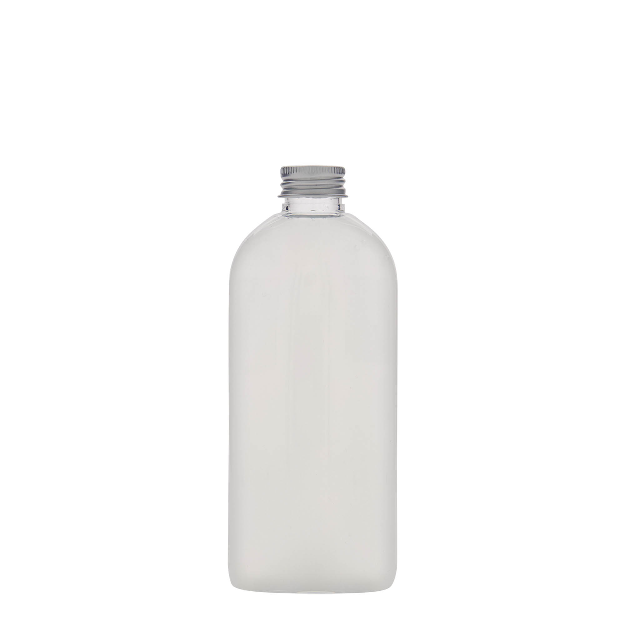 Bottiglia PET da 250 ml 'Iris', ovale, plastica, bocca: 24/410