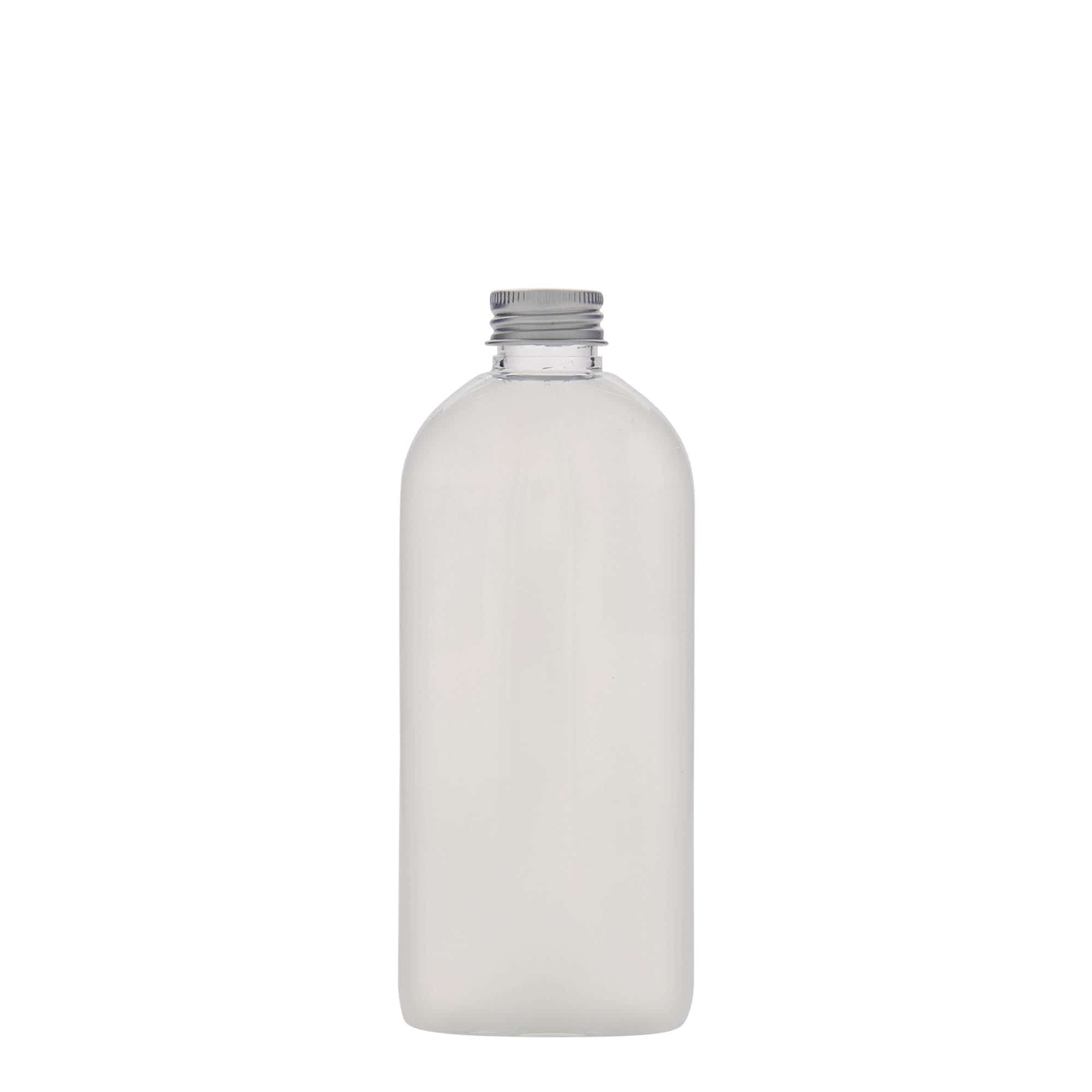 Bottiglia PET da 250 ml 'Iris', ovale, plastica, bocca: 24/410
