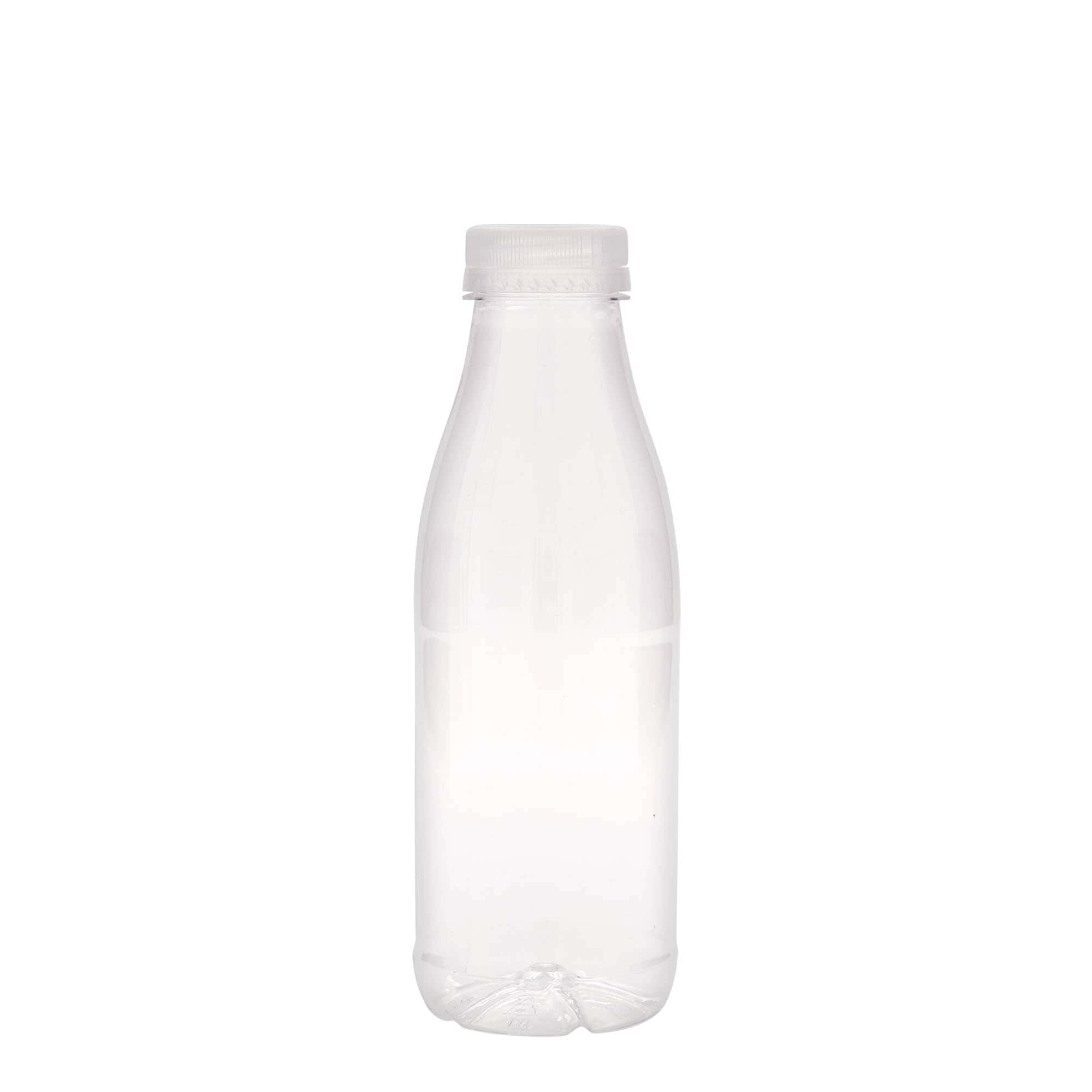 Bottiglia PET 500 ml 'Milk and Juice', plastica, bocca: 38 mm