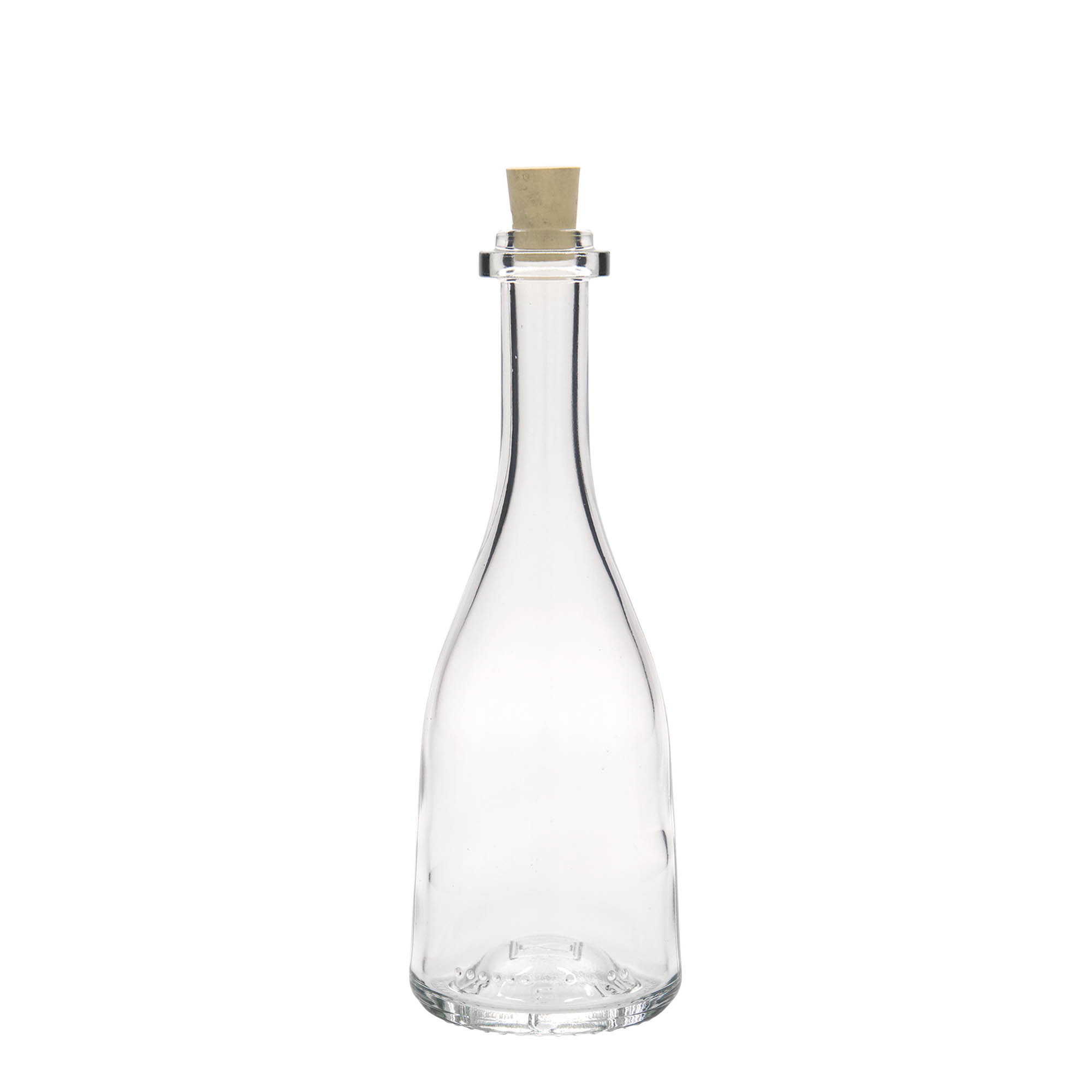 Bottiglia di vetro da 200 ml 'Rustica', bocca: sughero Bottiglia di vetro da 200 ml 'Rustica', bocca: sughero