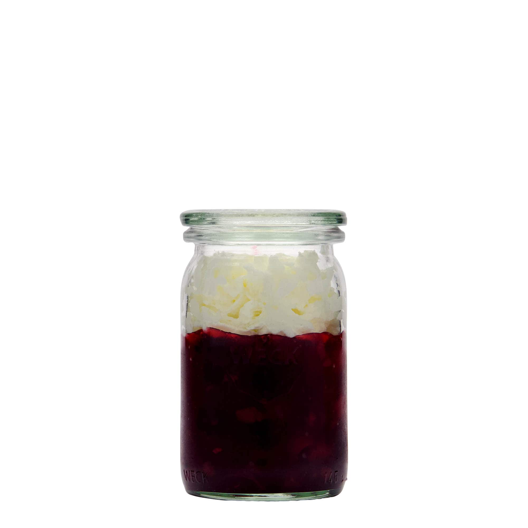 145 ml WECK-Vetro cilindrico, bocca: bordo tondo