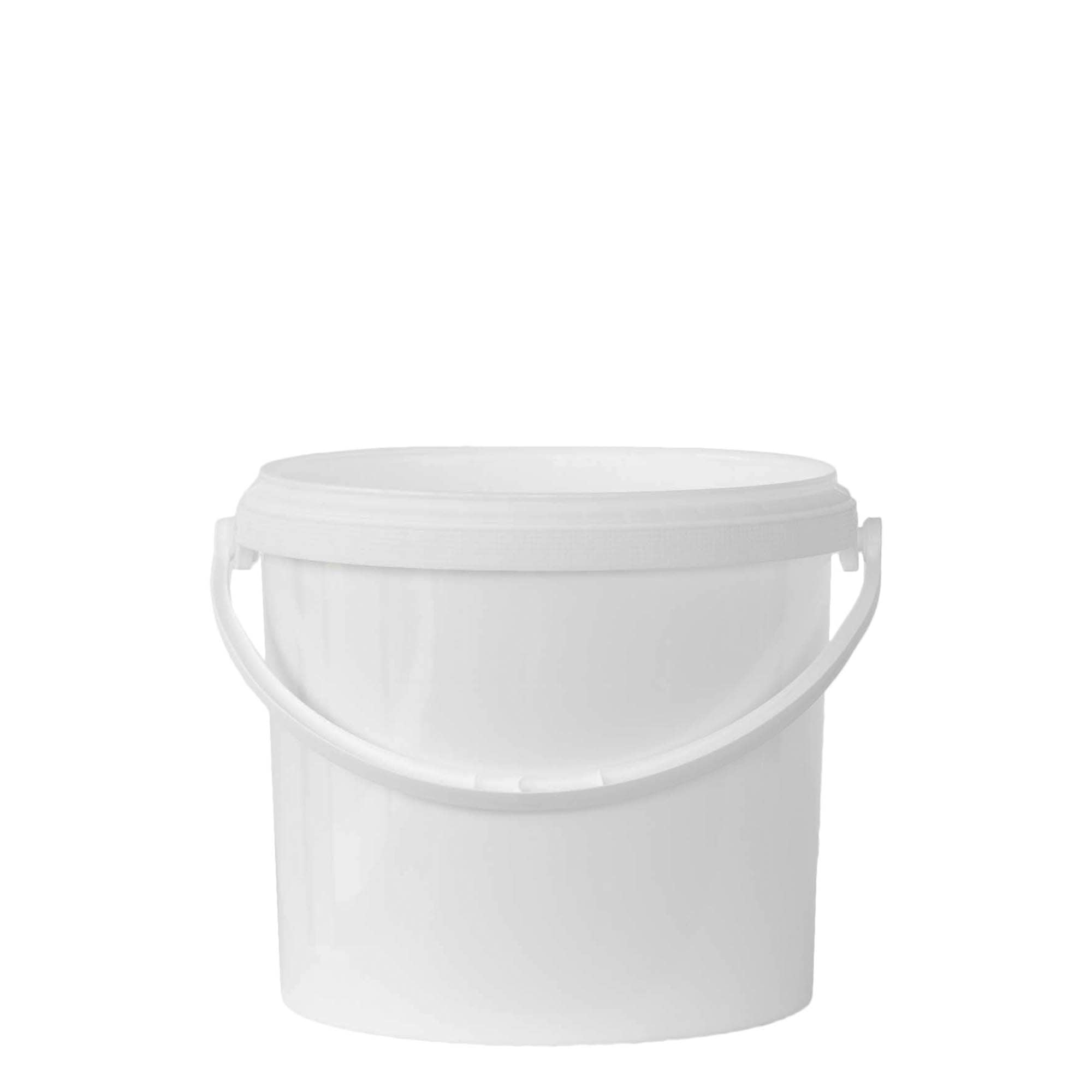 Secchio da 5 l, plastica PP, bianco