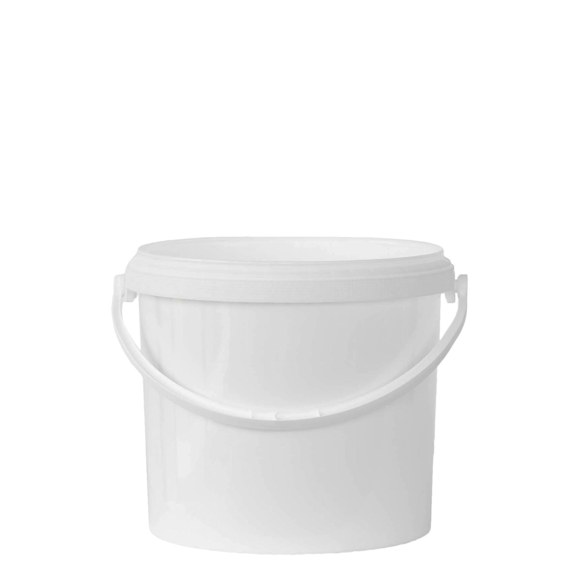 Secchio da 5 l, plastica PP, bianco Secchio da 5 l, plastica PP, bianco